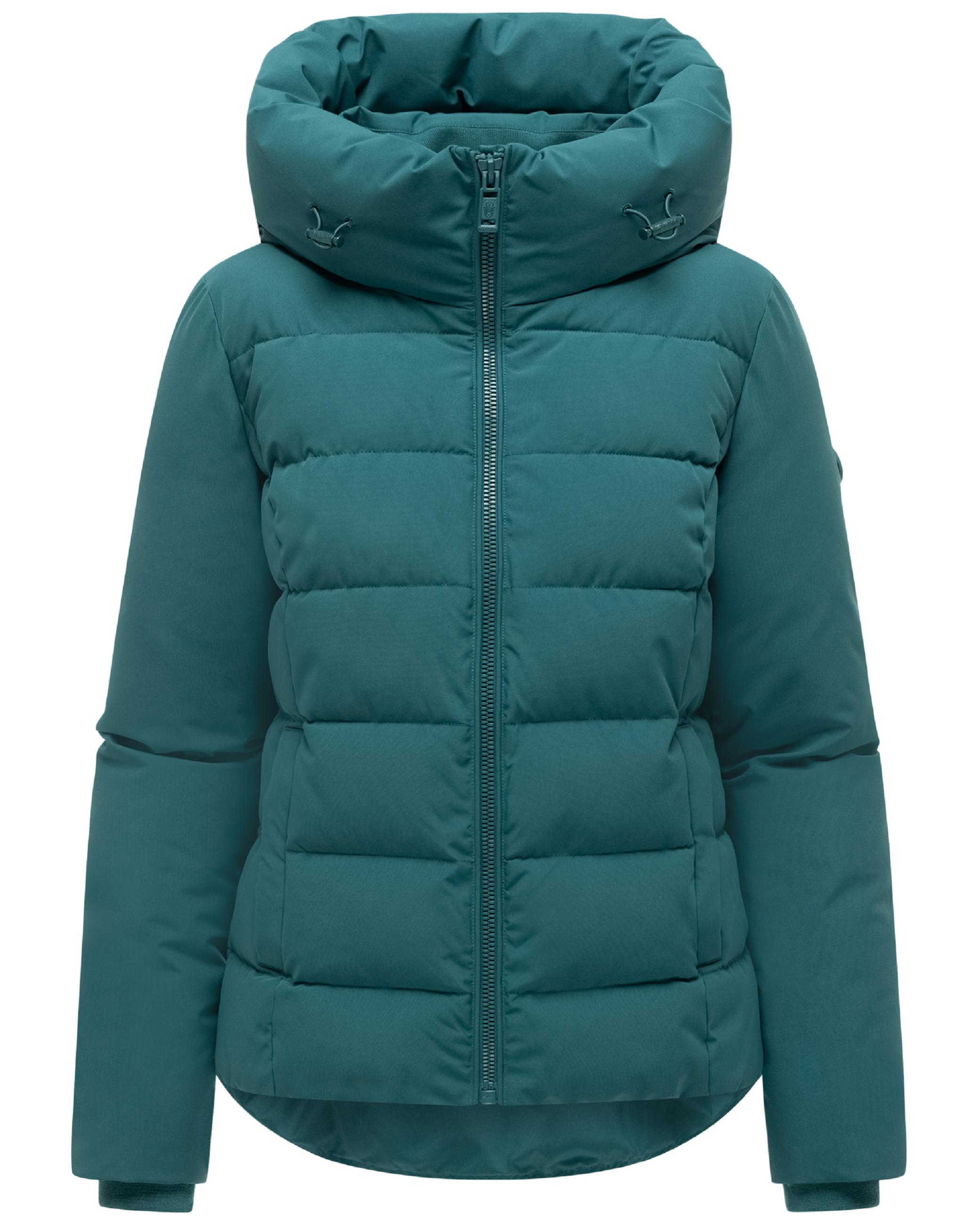 Warme Steppjacke mit verstellbarer Kapuze "Akiliaa 16" Ocean Green
