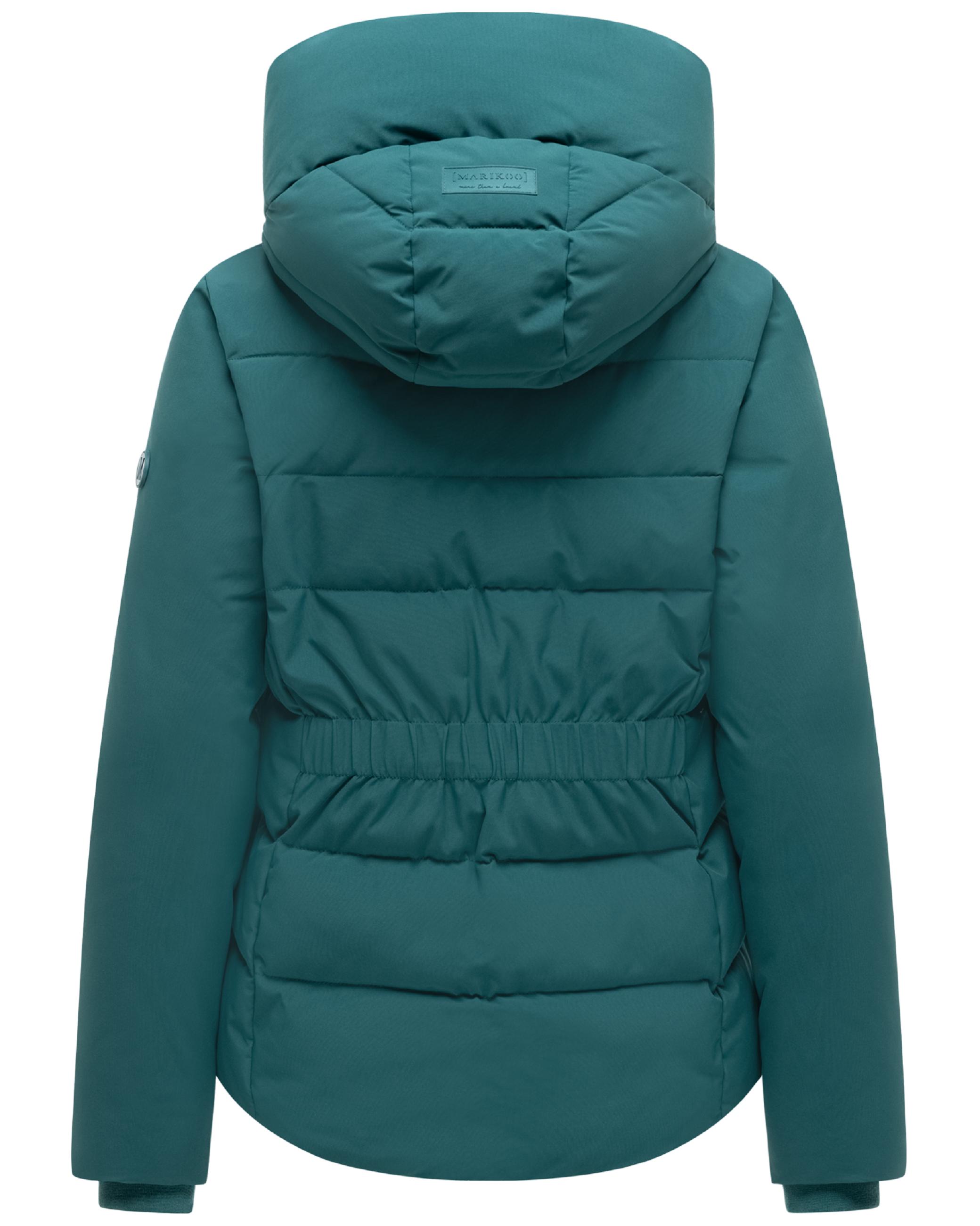 Warme Steppjacke mit verstellbarer Kapuze "Akiliaa 16" Ocean Green