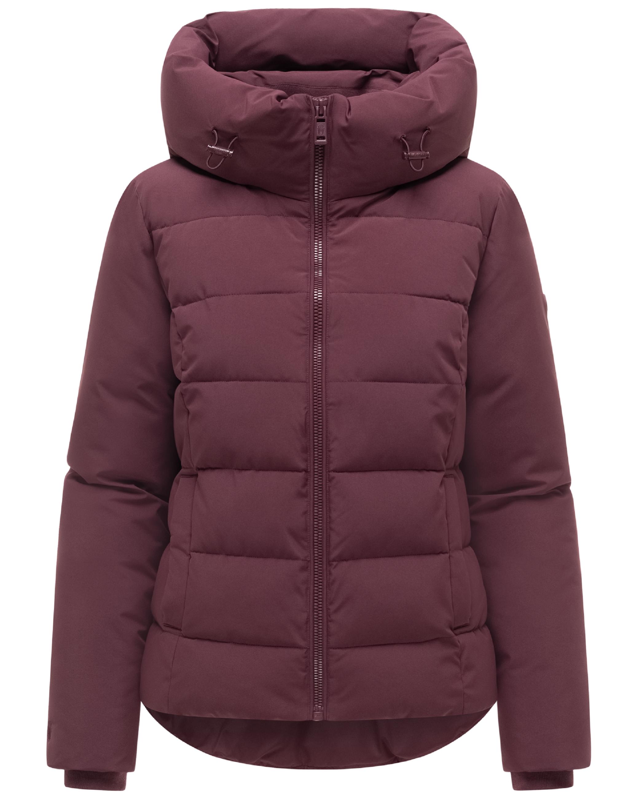 Warme Steppjacke mit verstellbarer Kapuze "Akiliaa 16" Wine