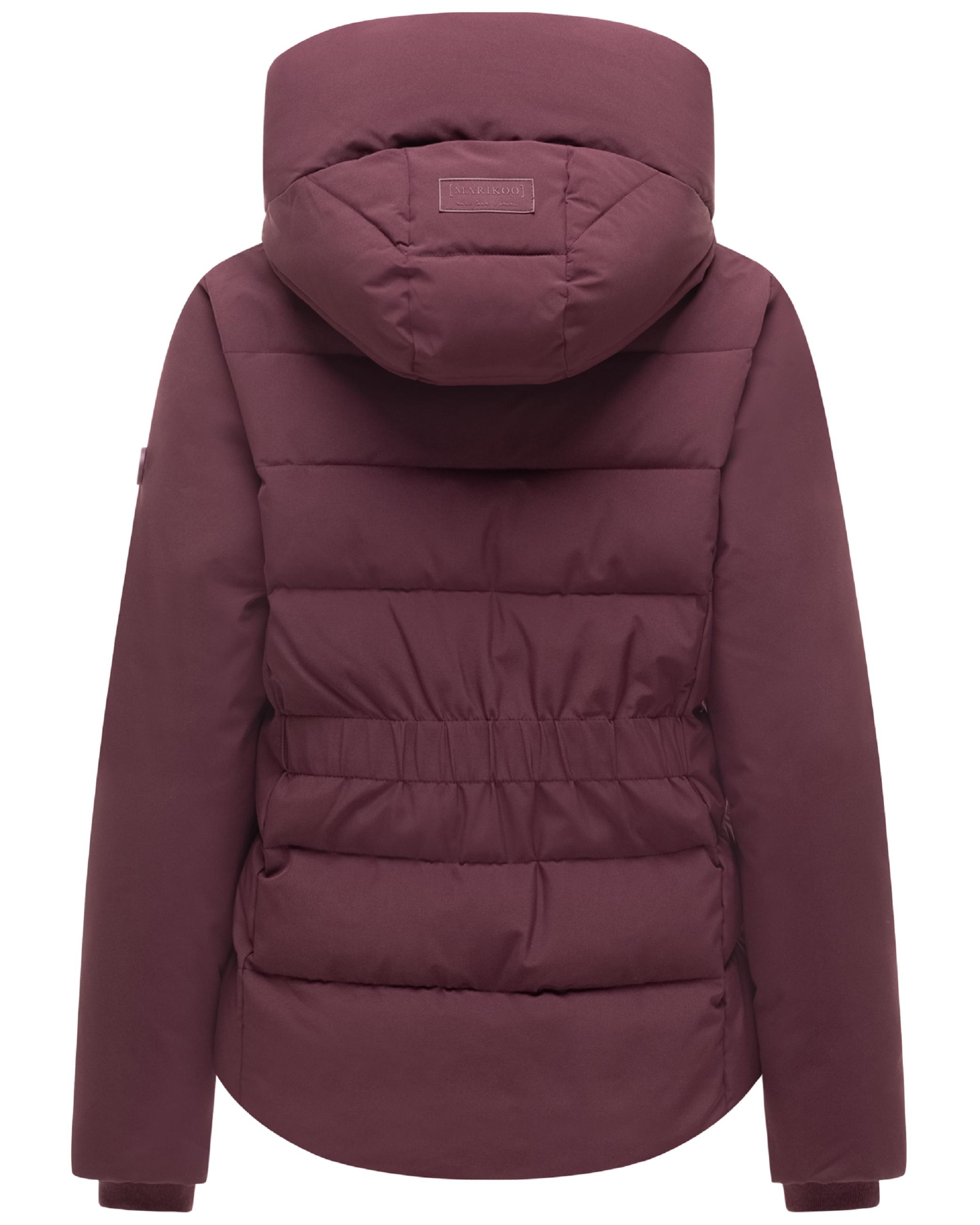 Warme Steppjacke mit verstellbarer Kapuze "Akiliaa 16" Wine
