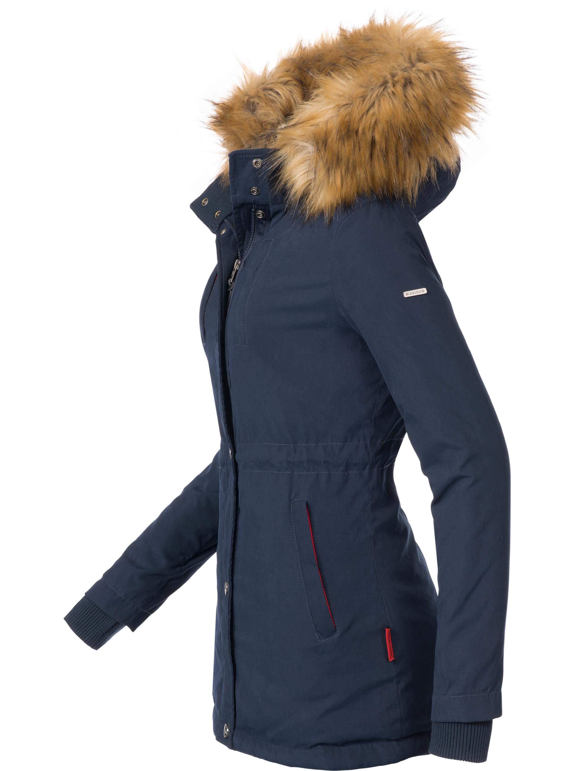 Warmer Winterparka mit Kapuze "Akira" Blau