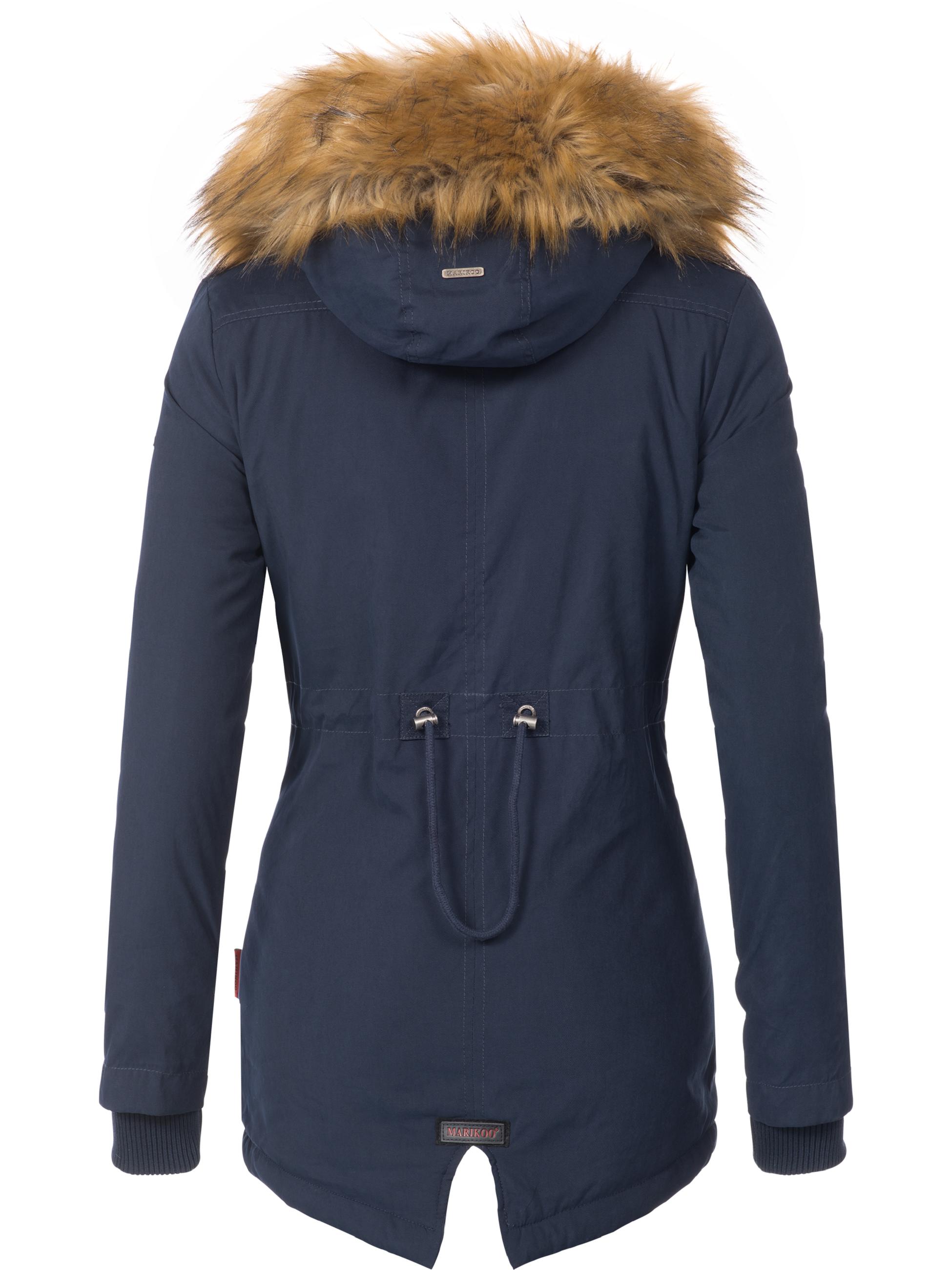 Warmer Winterparka mit Kapuze "Akira" Blau