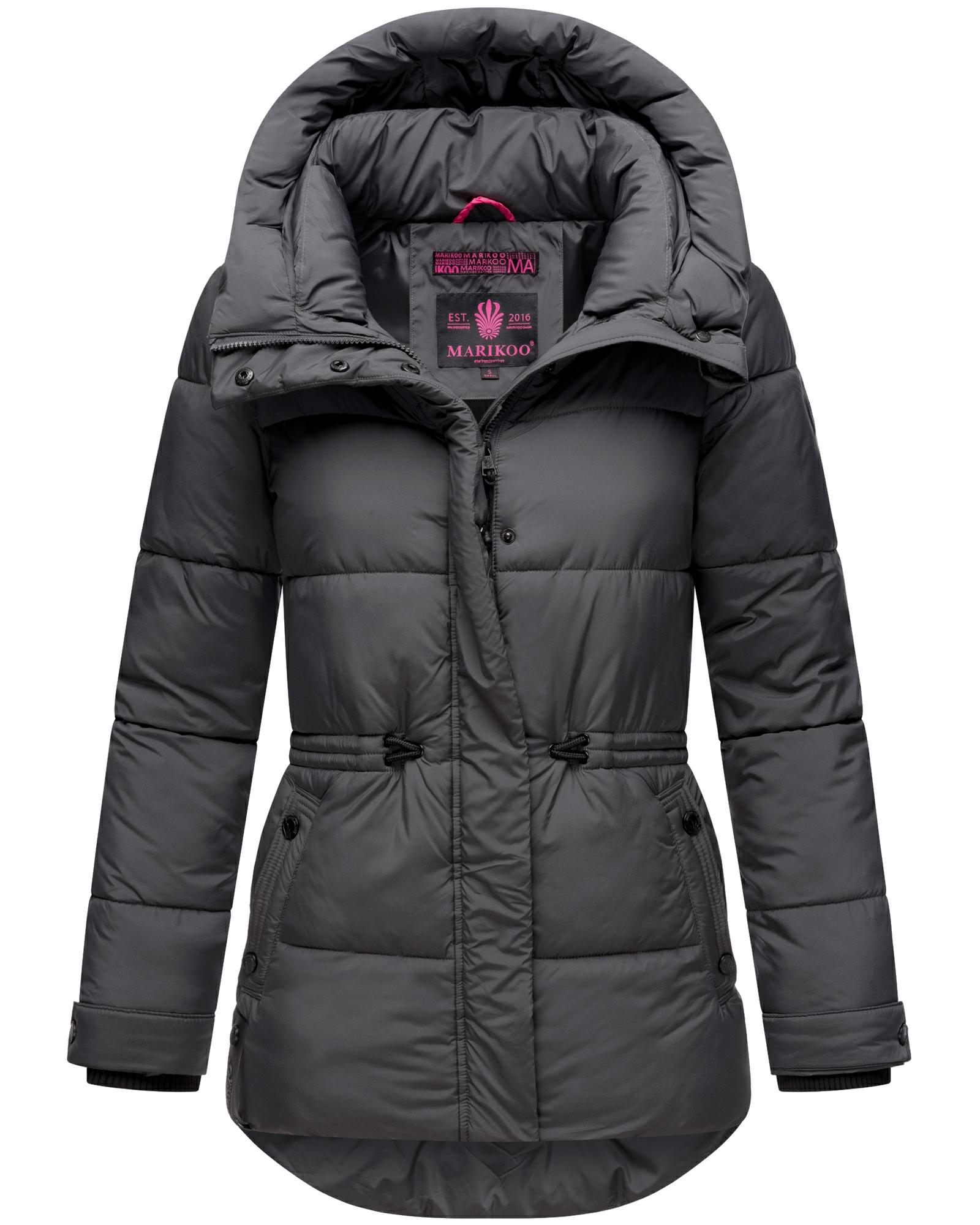 Winter Steppjacke mit Kapuze "Akumaa" Anthracite