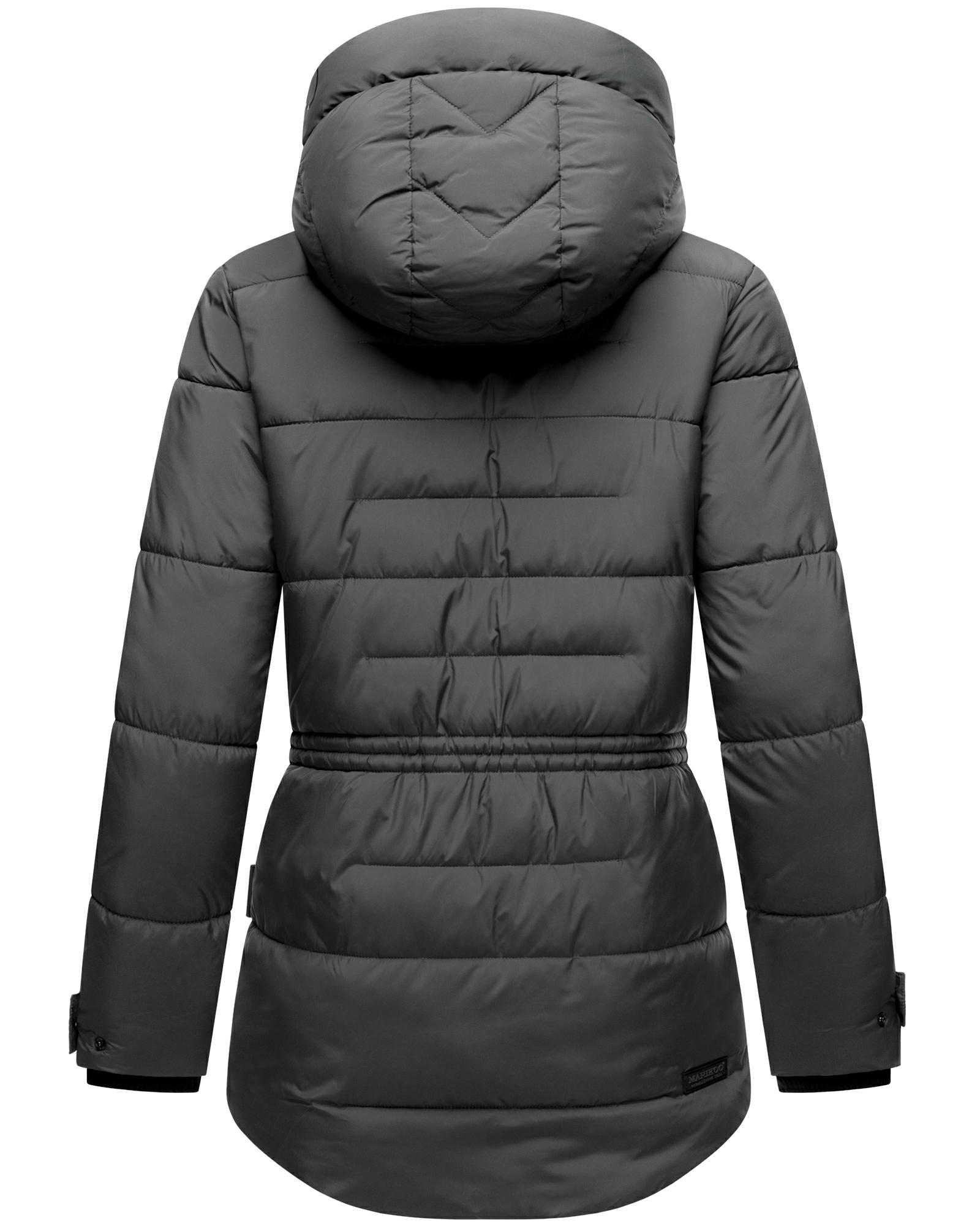 Winter Steppjacke mit Kapuze "Akumaa" Anthracite