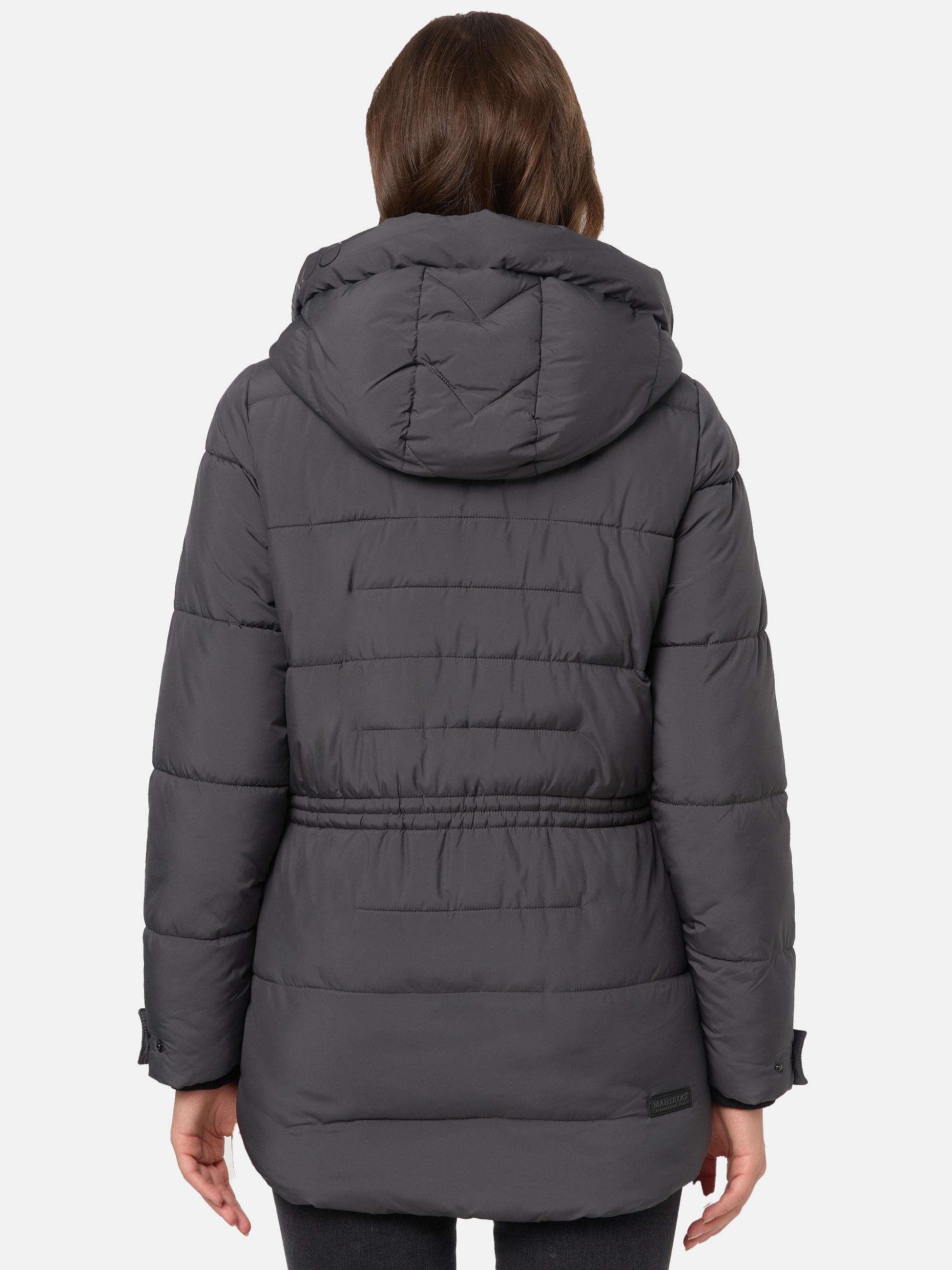 Winter Steppjacke mit Kapuze "Akumaa" Anthracite