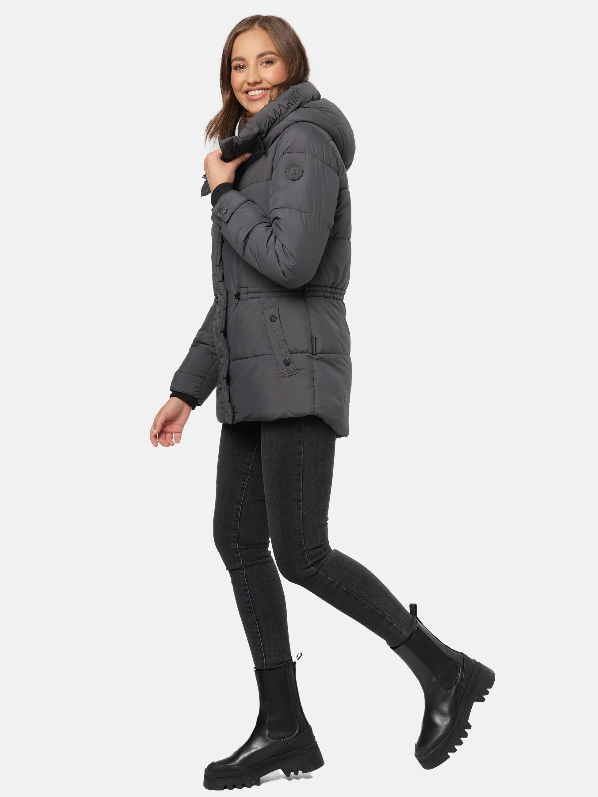 Winter Steppjacke mit Kapuze "Akumaa" Anthracite