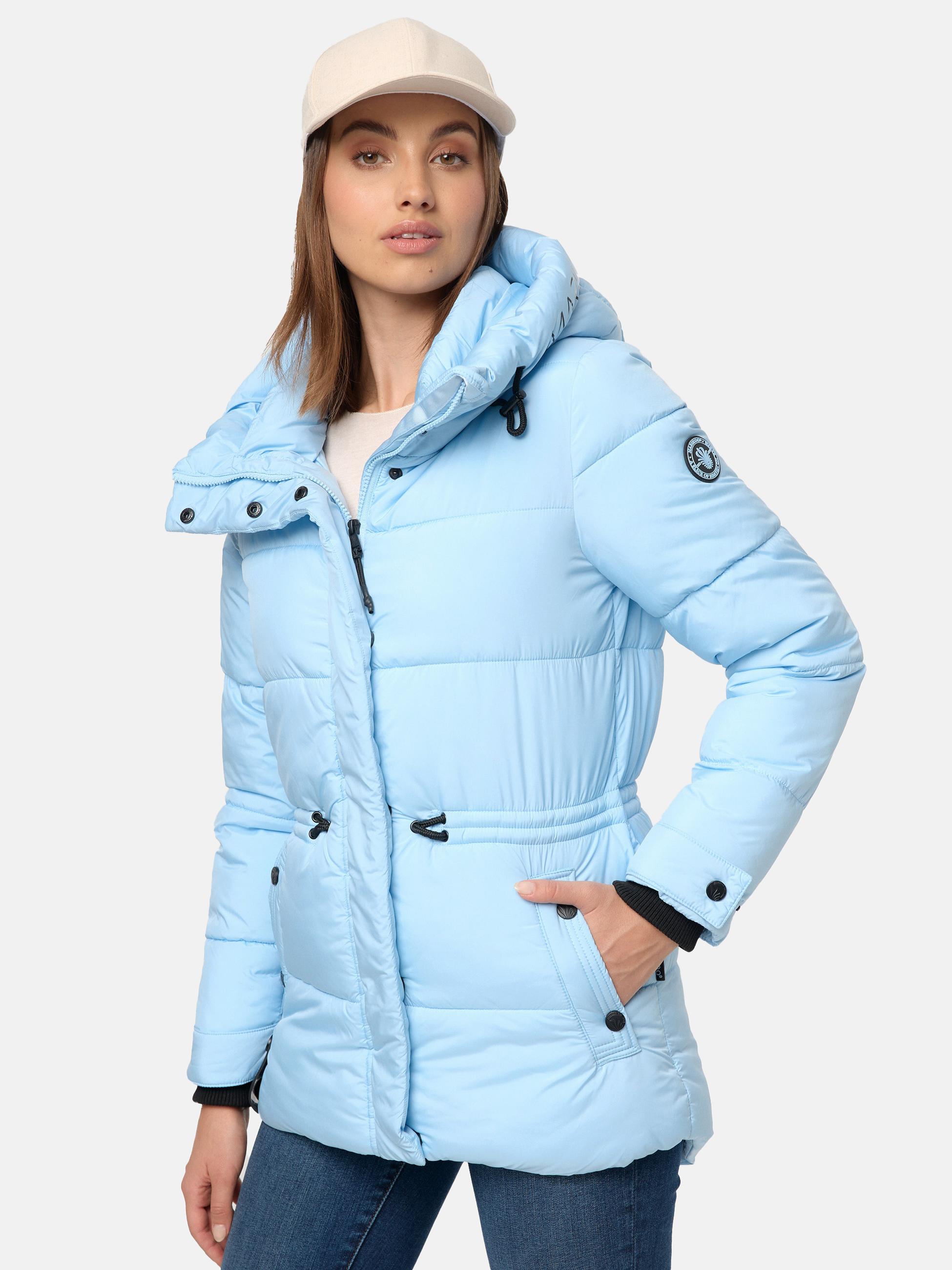 Winter Steppjacke mit Kapuze "Akumaa" Baby Blue