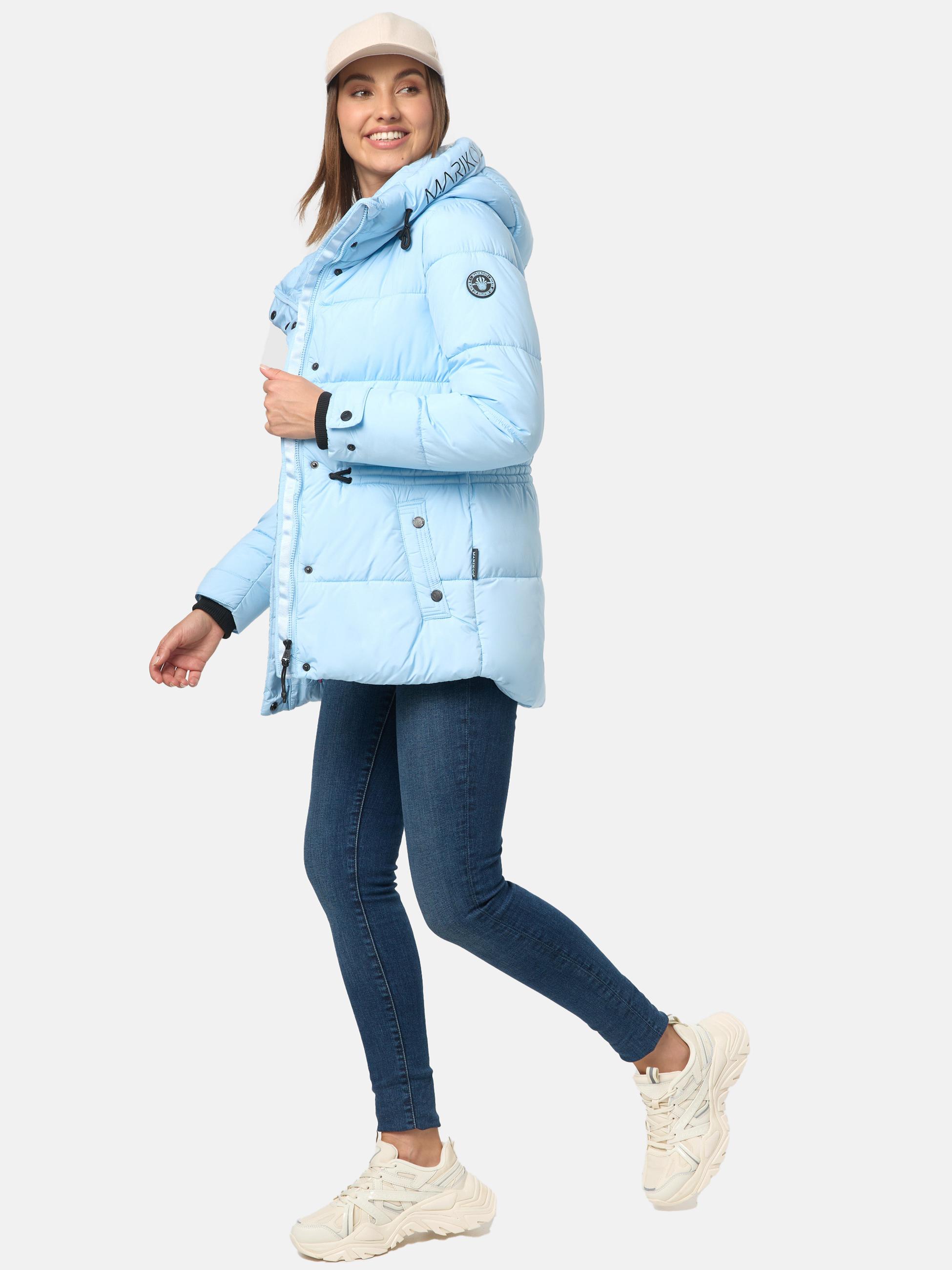 Winter Steppjacke mit Kapuze "Akumaa" Baby Blue