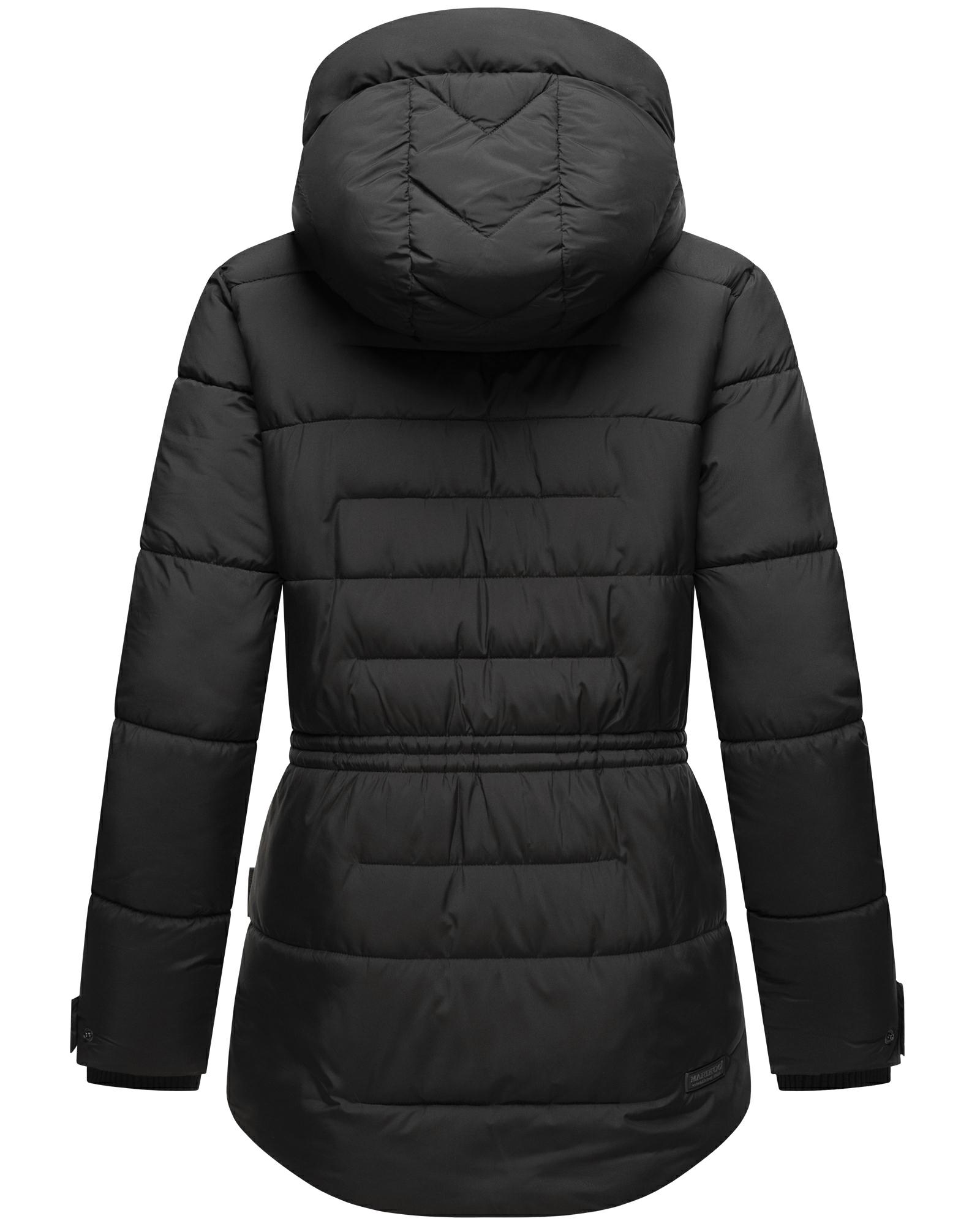 Winter Steppjacke mit Kapuze "Akumaa" Black