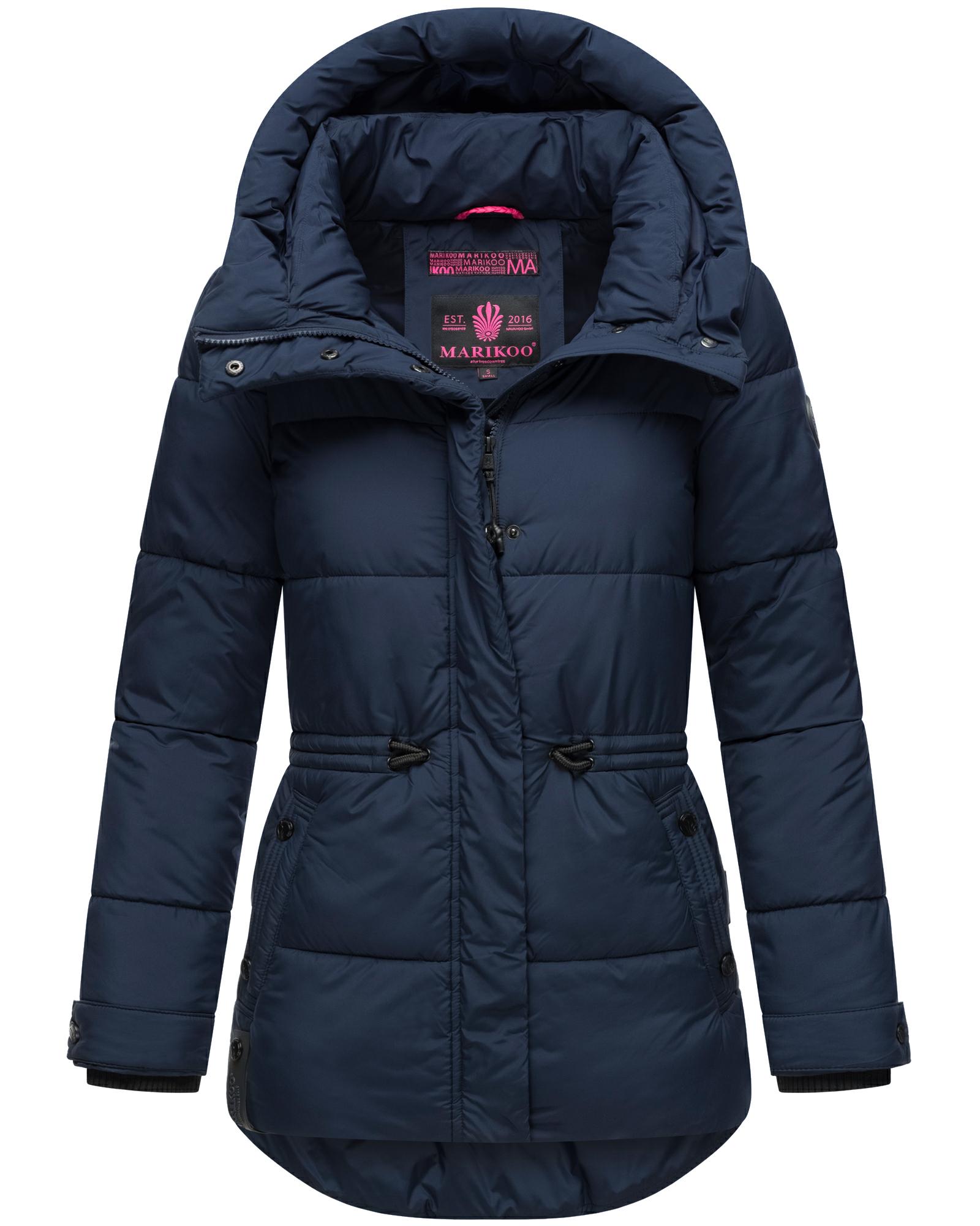 Winter Steppjacke mit Kapuze "Akumaa" Navy