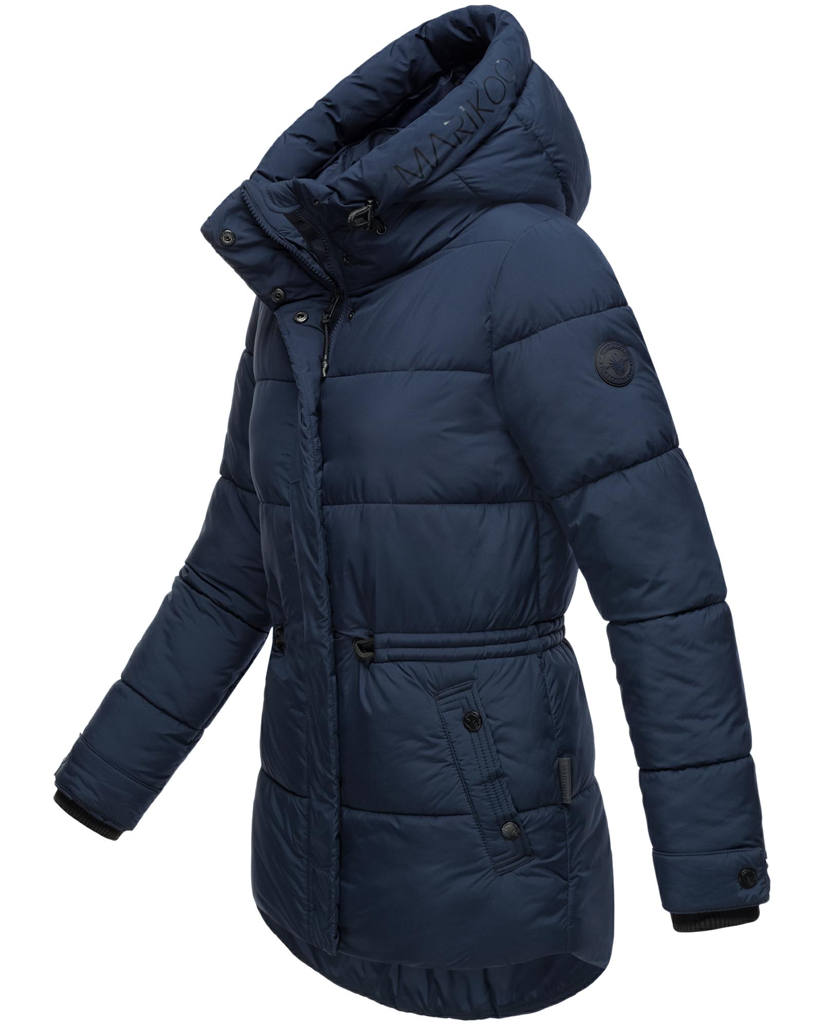 Winter Steppjacke mit Kapuze "Akumaa" Navy