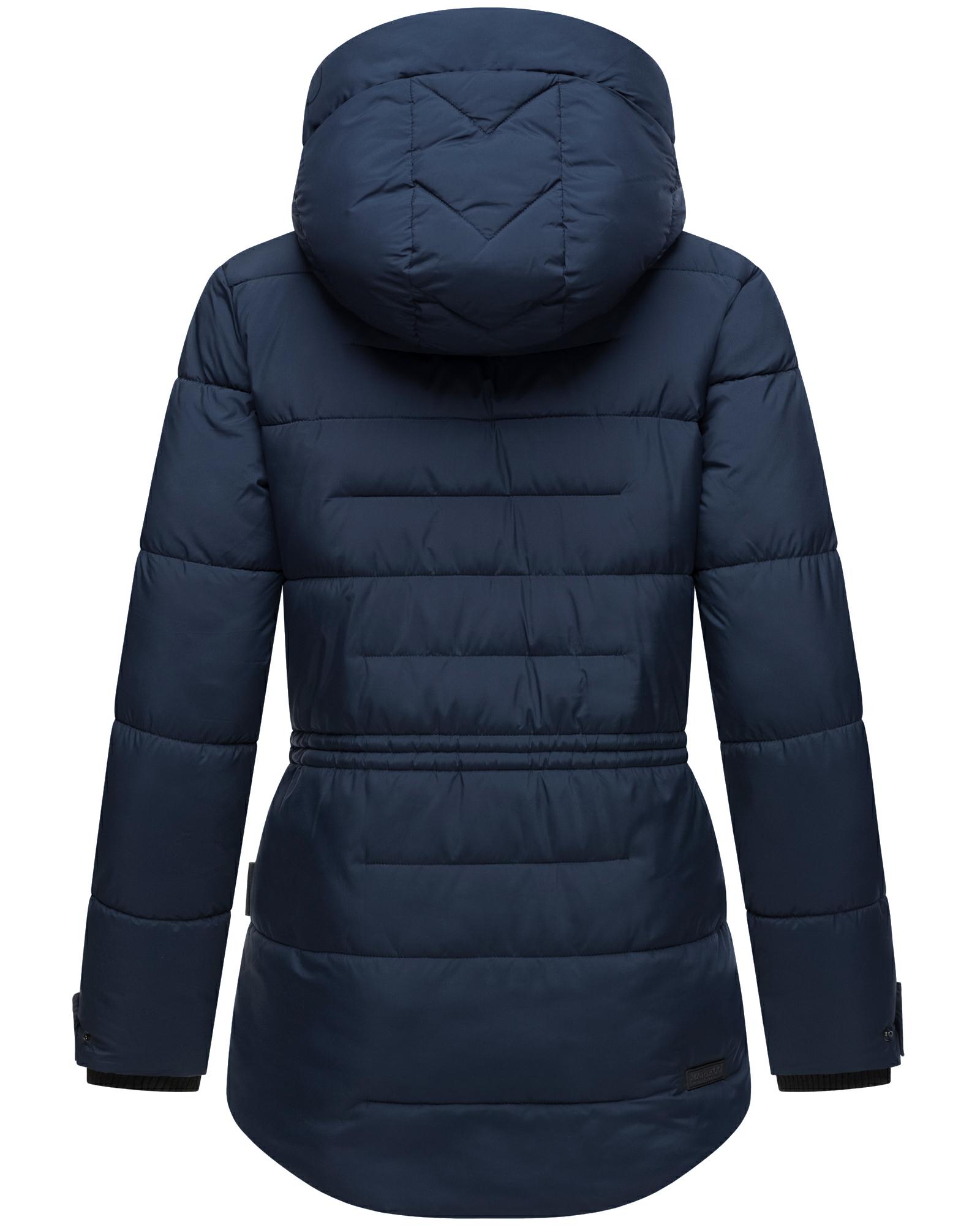 Winter Steppjacke mit Kapuze "Akumaa" Navy