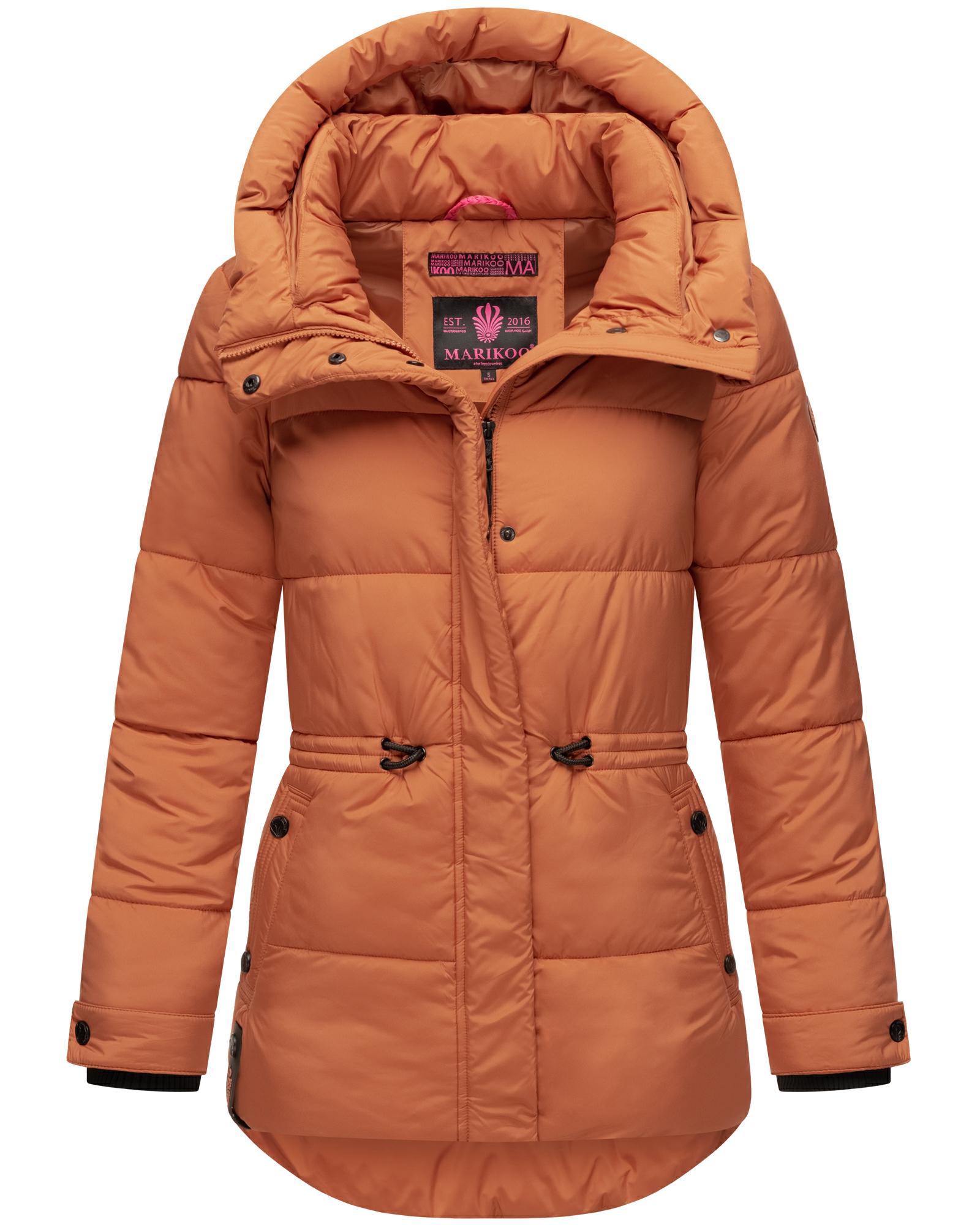 Winter Steppjacke mit Kapuze "Akumaa" Rusty Cinnamon