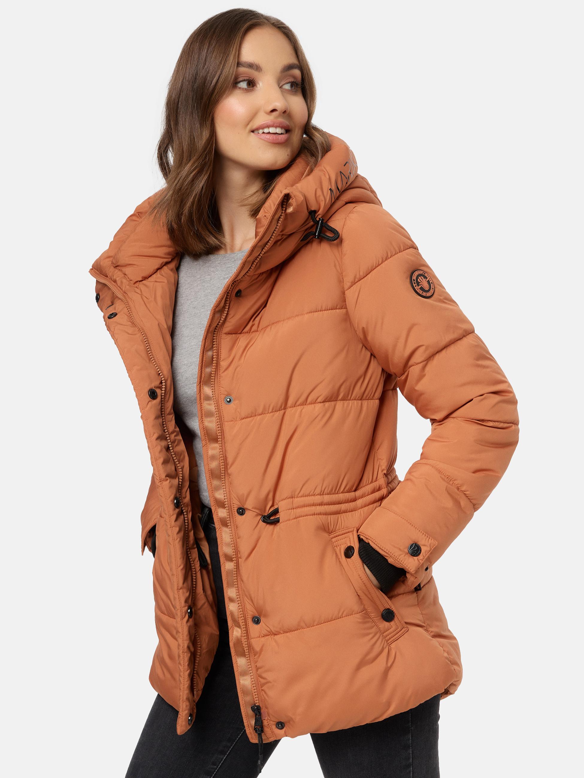 Winter Steppjacke mit Kapuze "Akumaa" Rusty Cinnamon