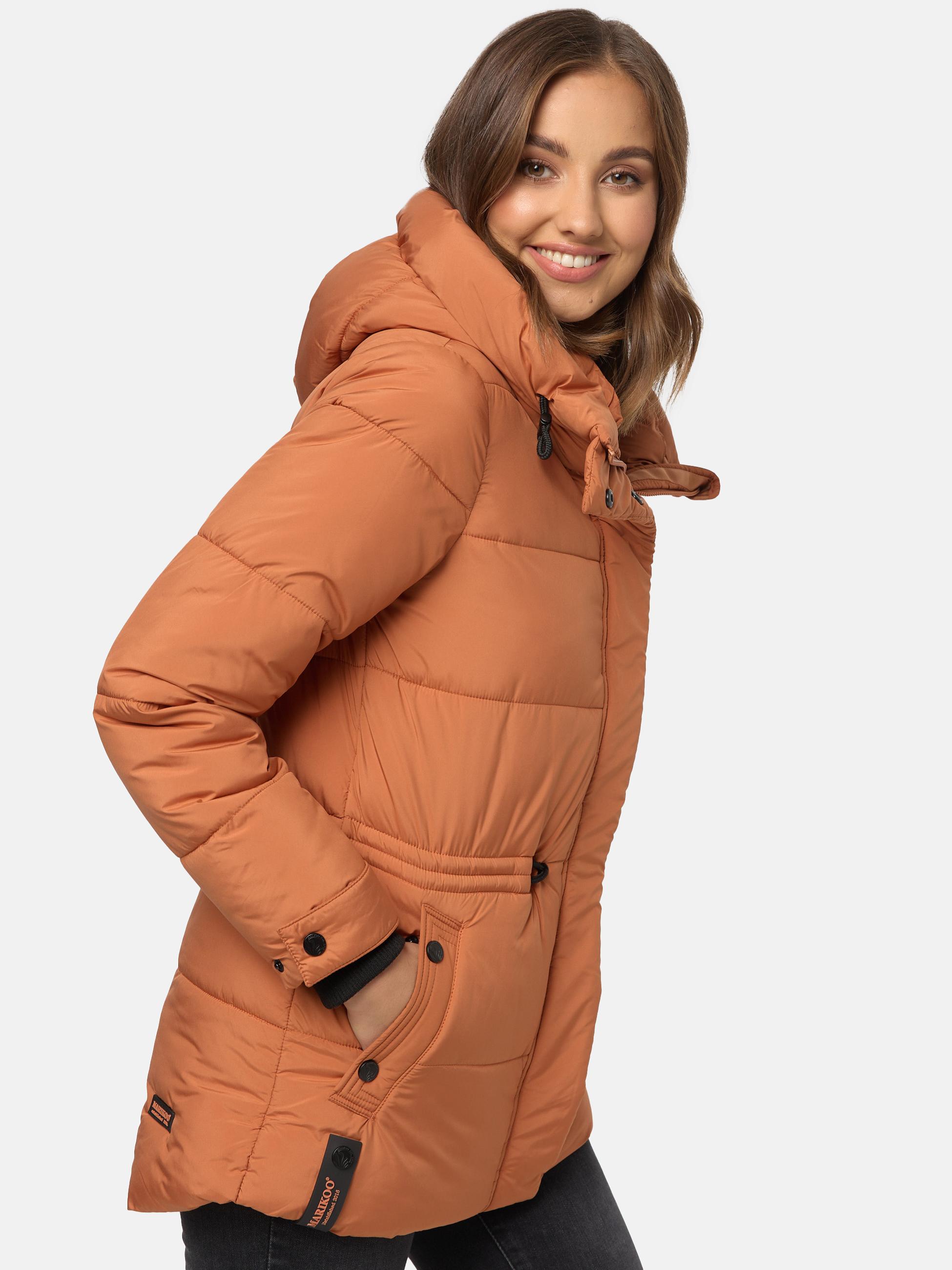 Winter Steppjacke mit Kapuze "Akumaa" Rusty Cinnamon