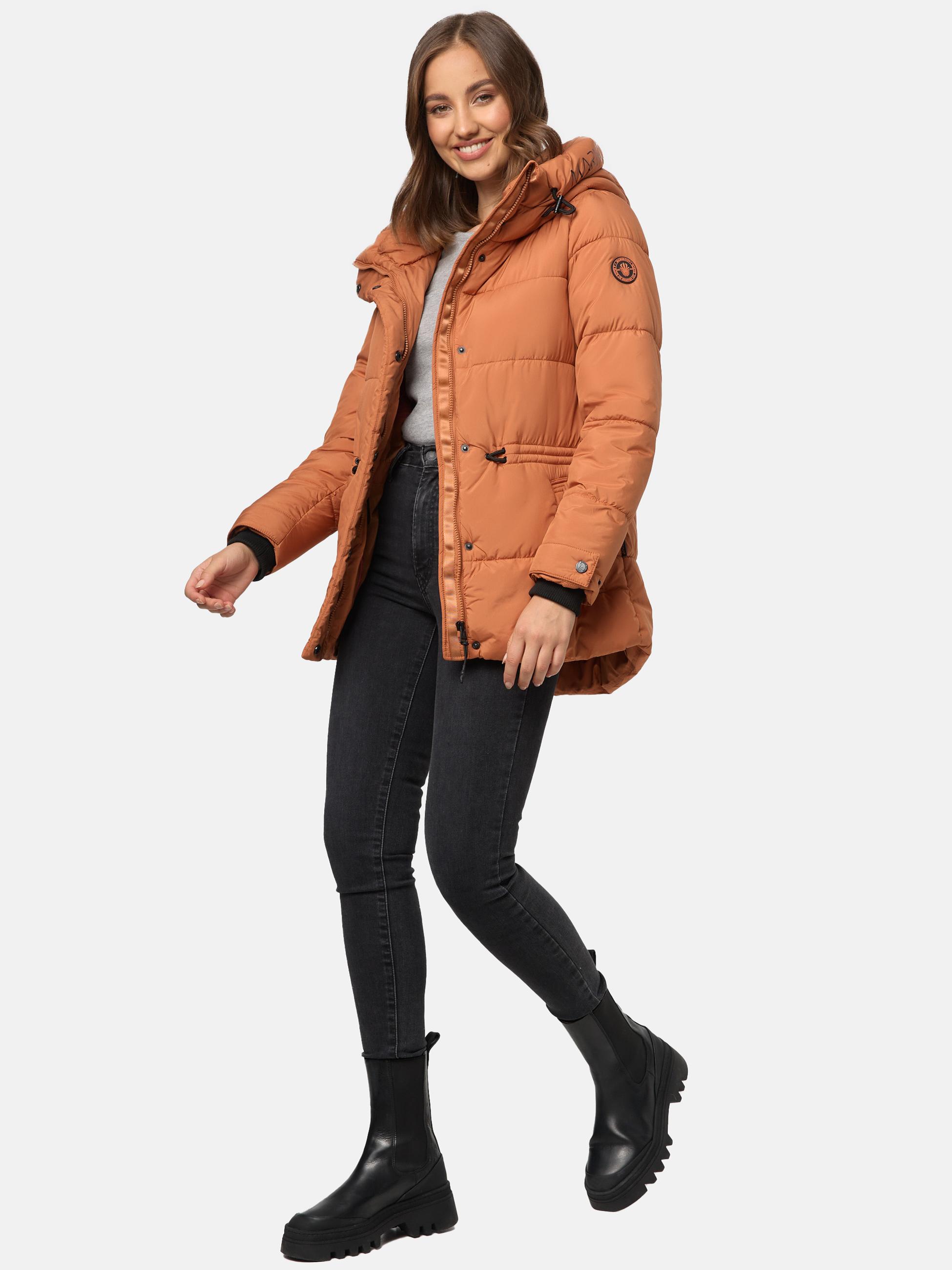 Winter Steppjacke mit Kapuze "Akumaa" Rusty Cinnamon