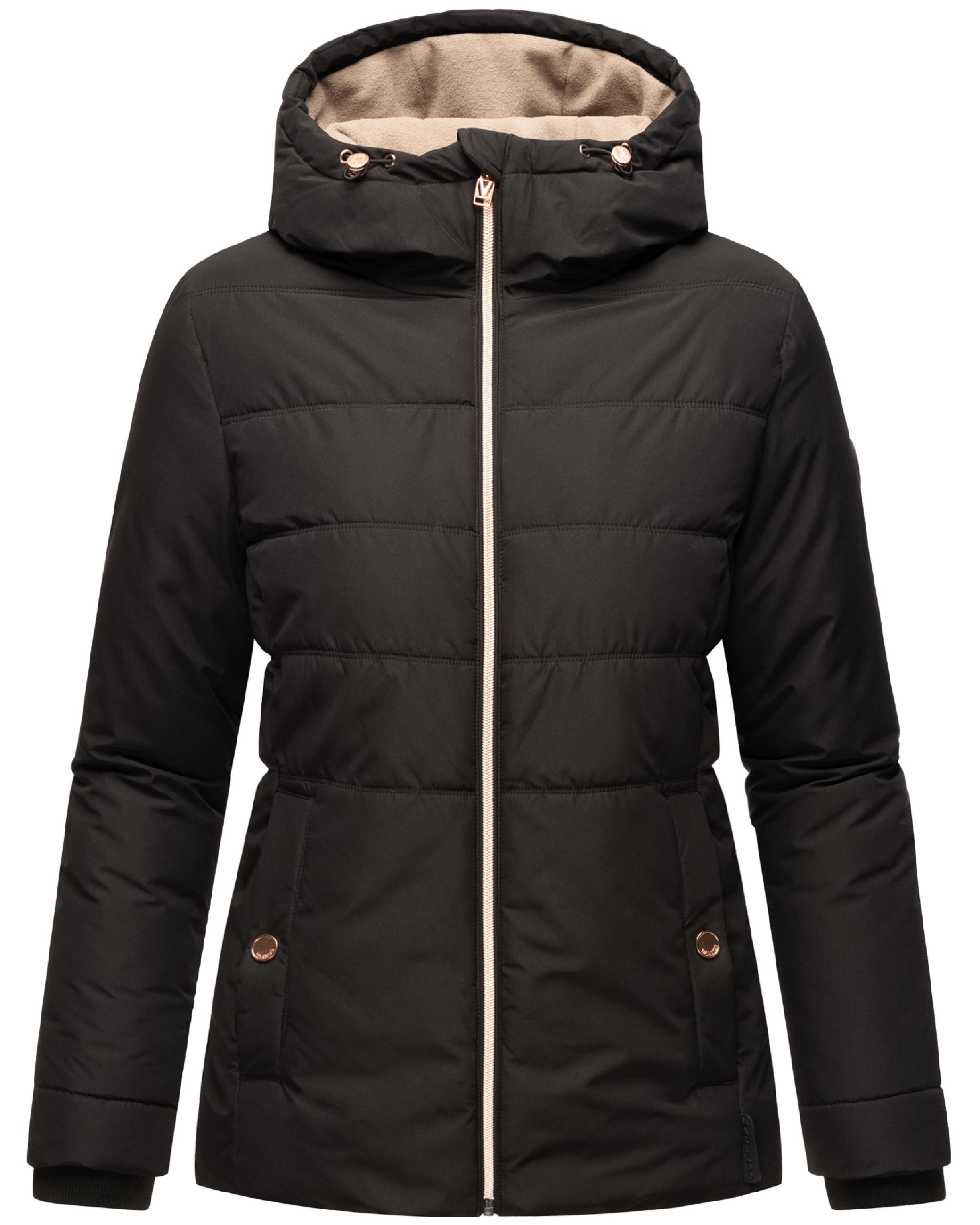 Warme Steppjacke mit Kapuze "Alemee 16" Black