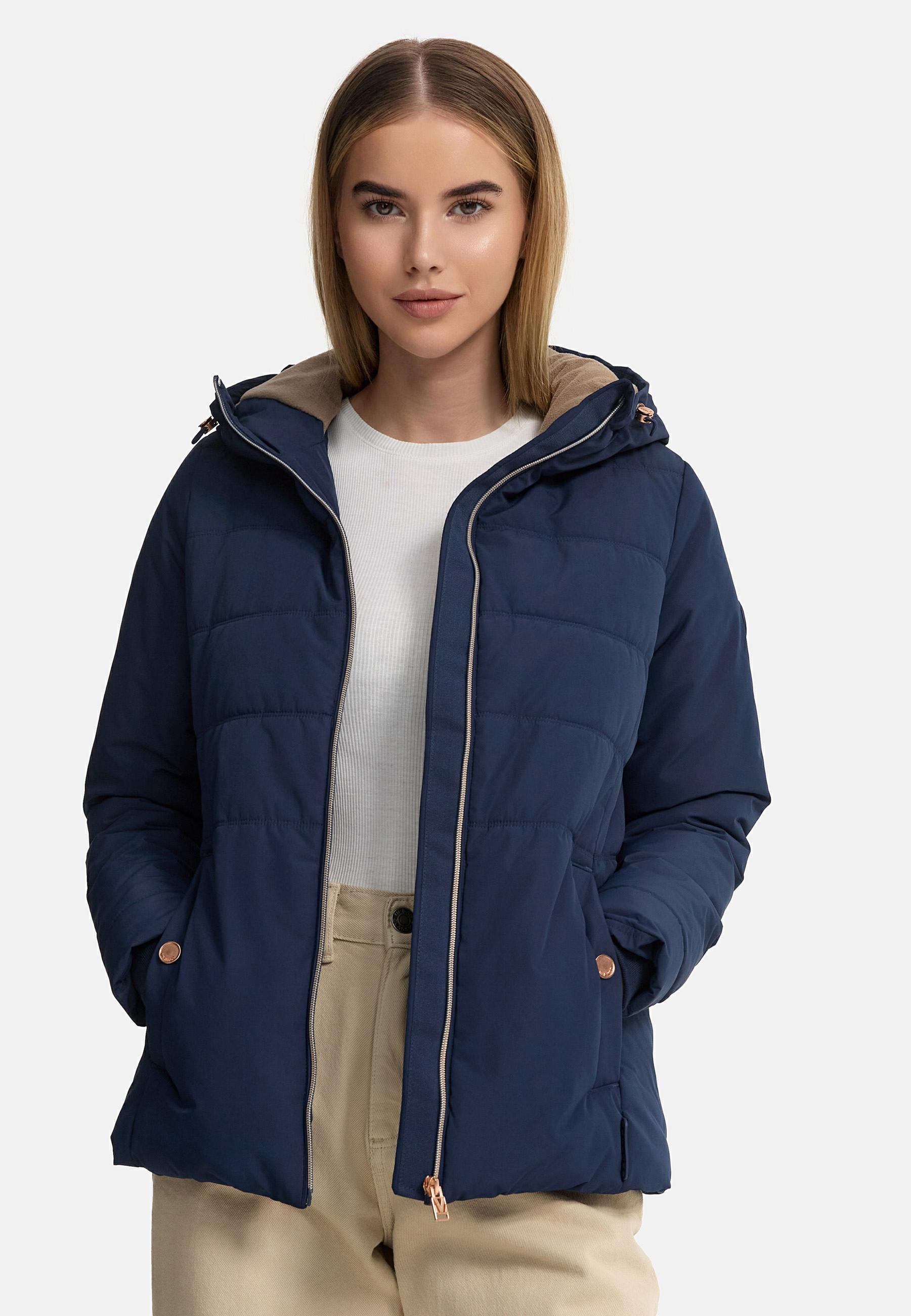 Warme Steppjacke mit Kapuze "Alemee 16" Bright Navy