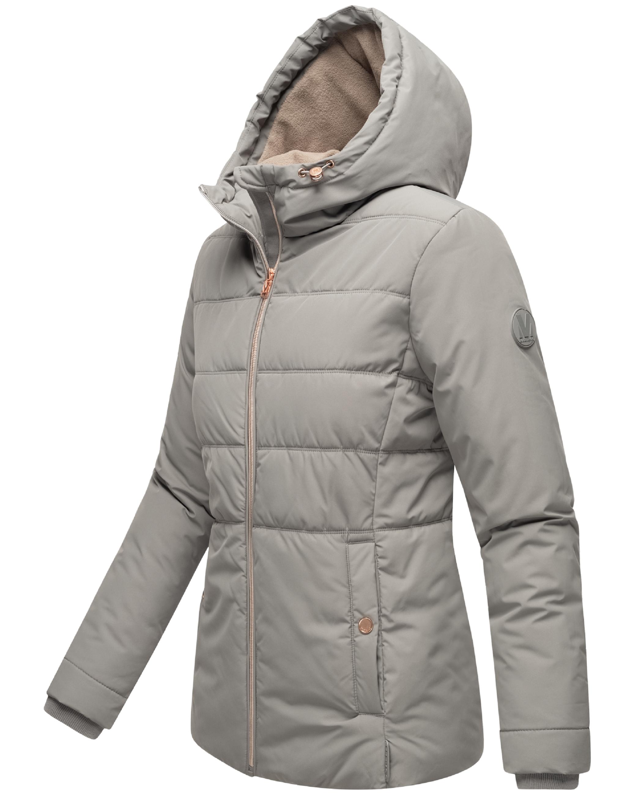 Warme Steppjacke mit Kapuze "Alemee 16" Grey