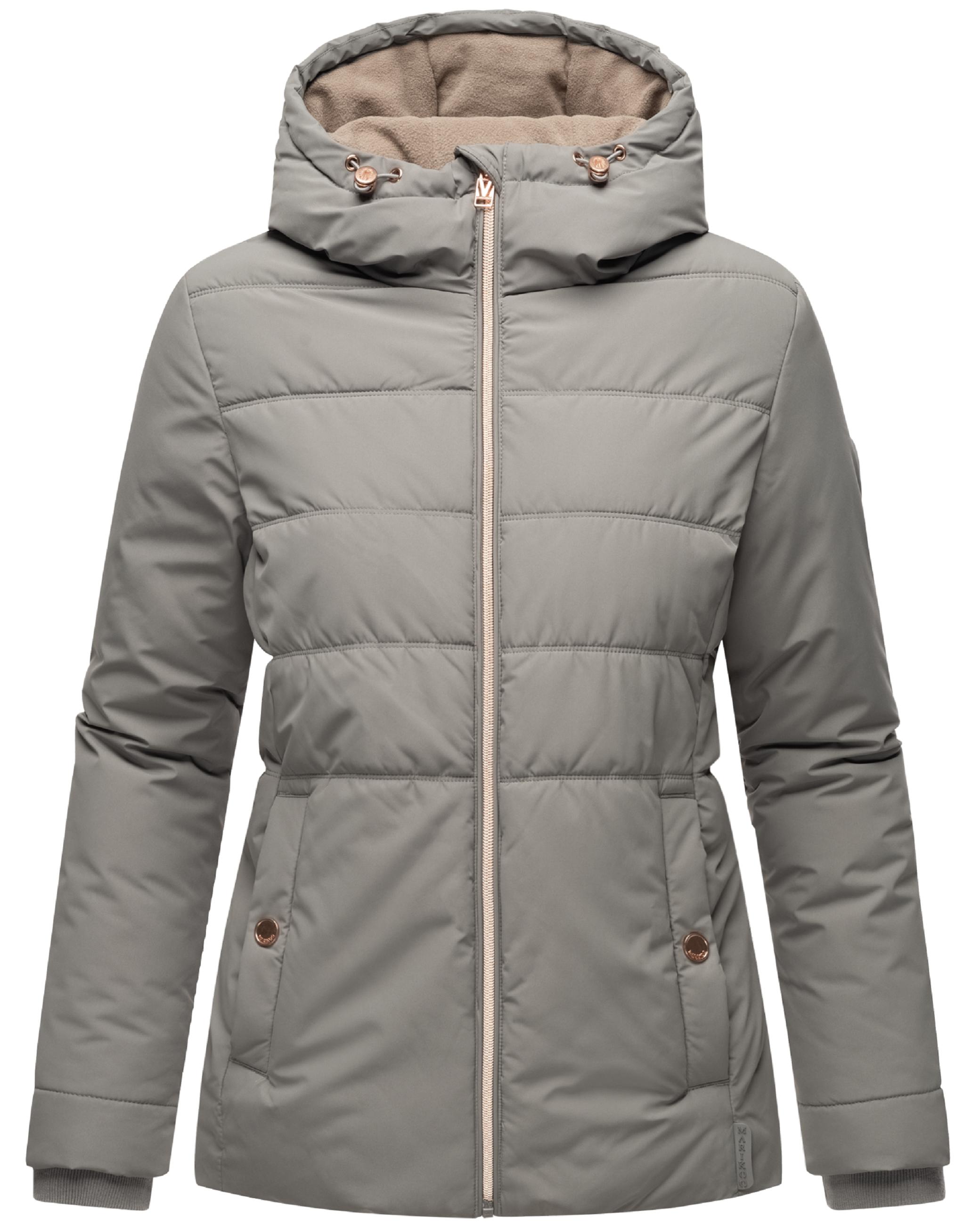 Warme Steppjacke mit Kapuze "Alemee 16" Grey