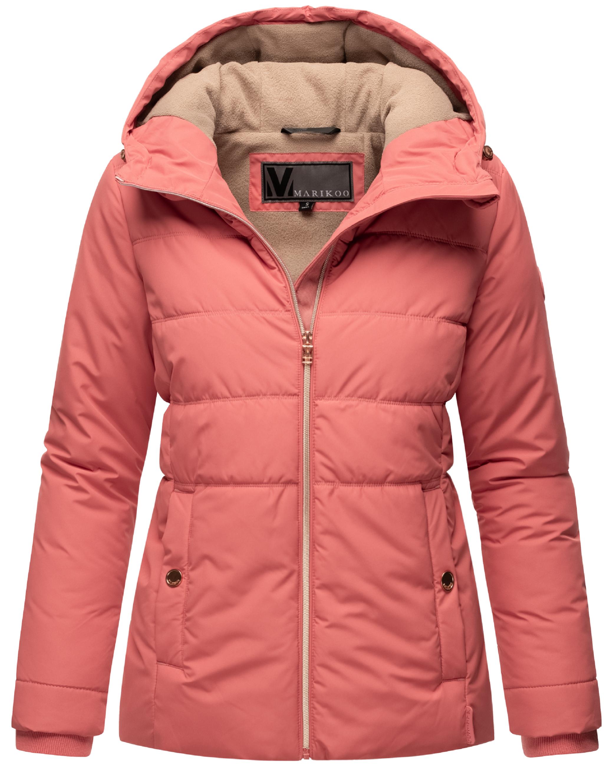 Warme Steppjacke mit Kapuze "Alemee 16" Rouge