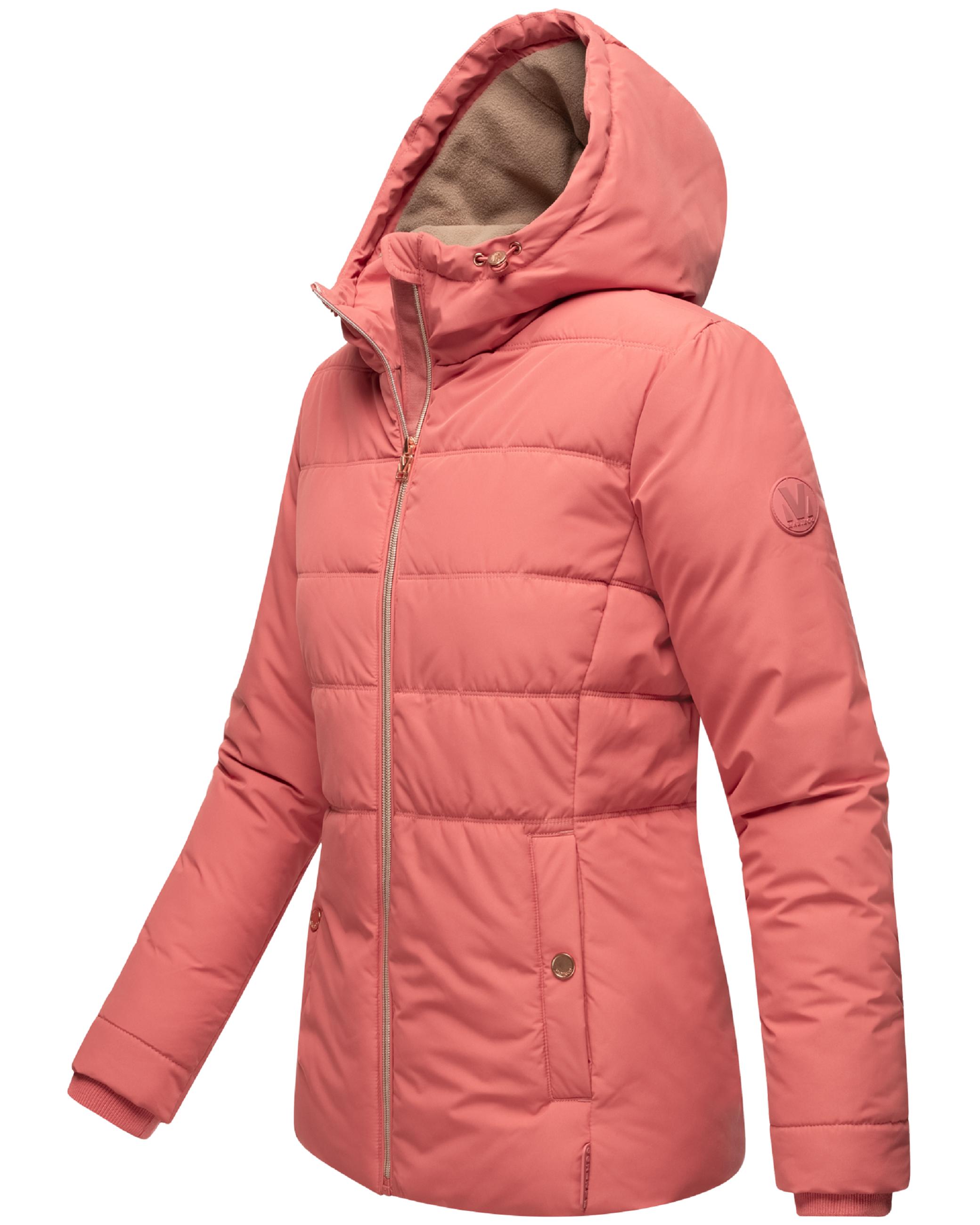 Warme Steppjacke mit Kapuze "Alemee 16" Rouge