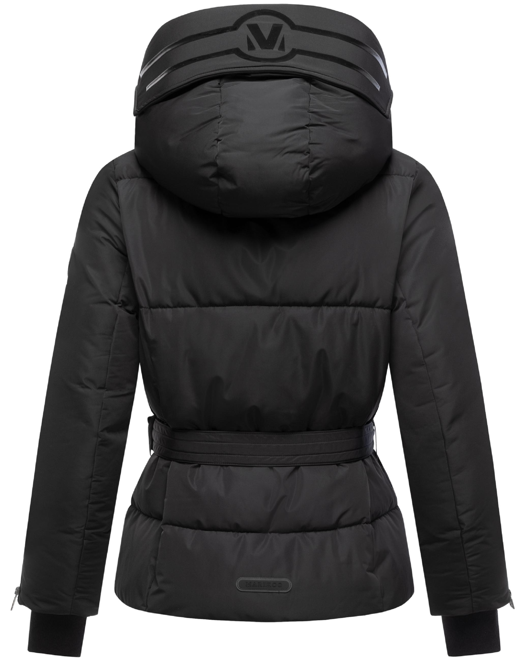Winterjacke mit Taillengürtel "Aleyna 16" Black