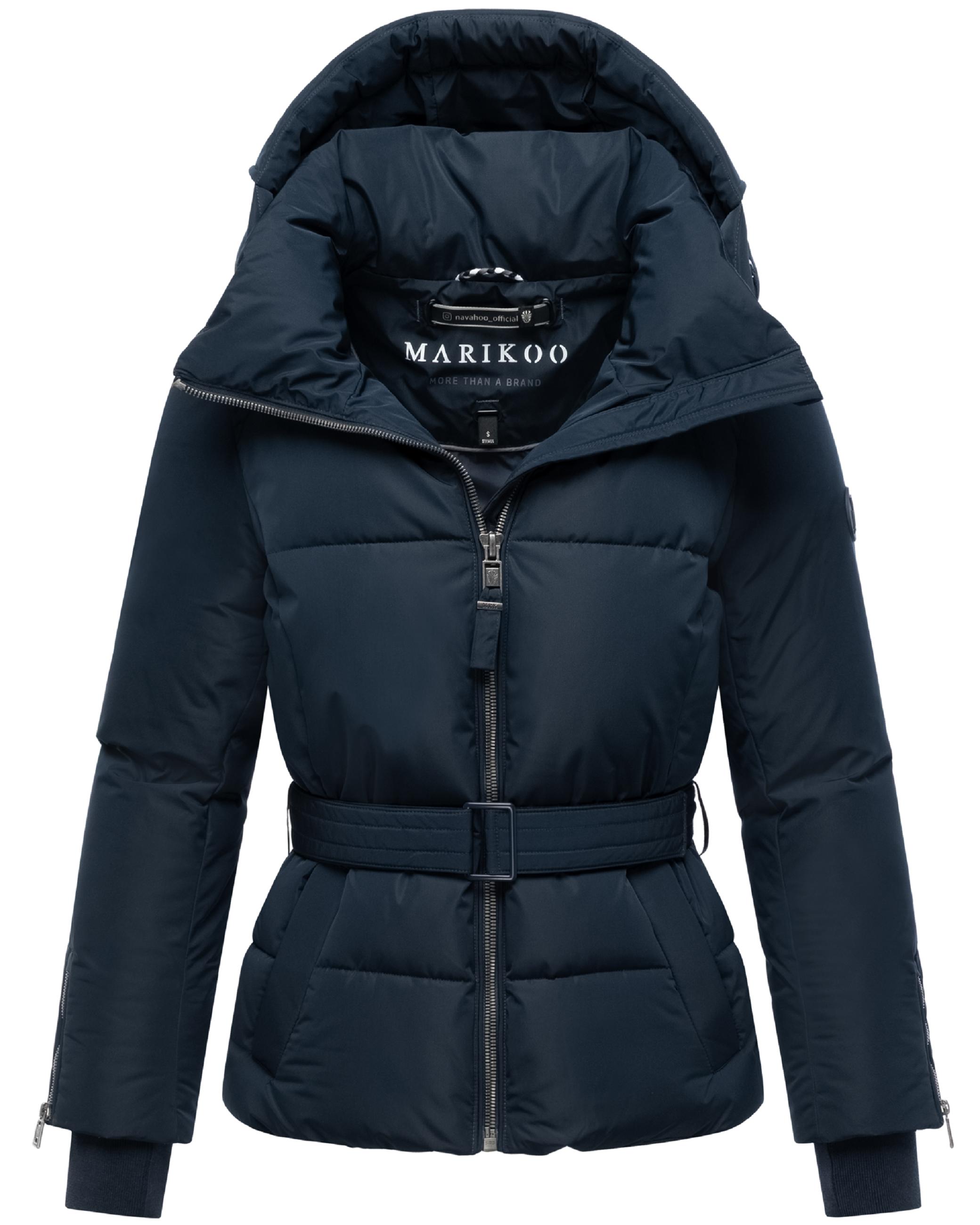 Winterjacke mit Taillengürtel "Aleyna 16" Navy