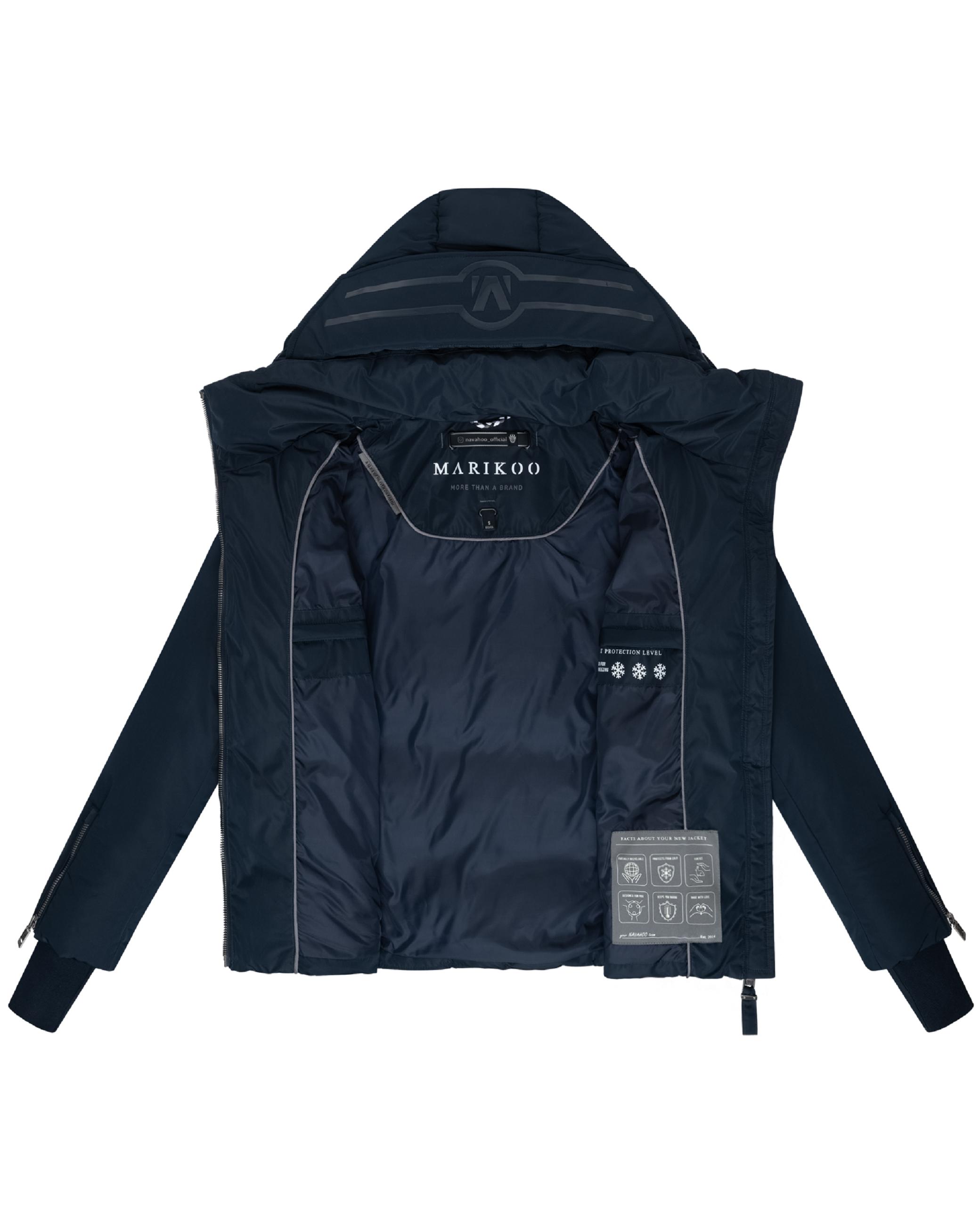 Winterjacke mit Taillengürtel "Aleyna 16" Navy