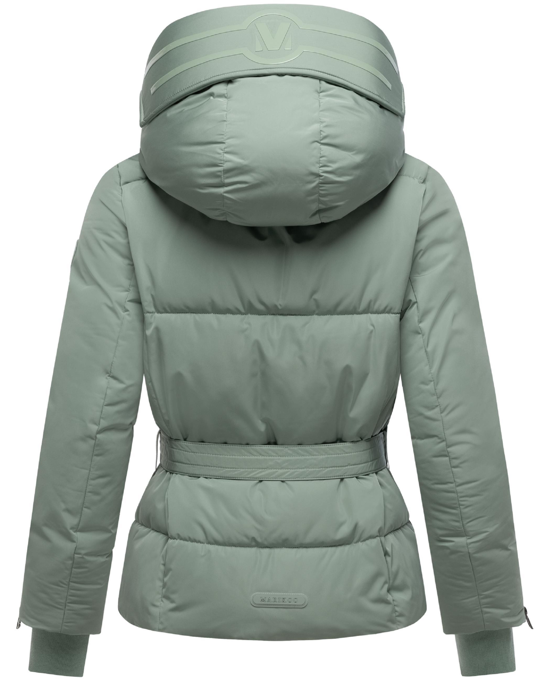 Winterjacke mit Taillengürtel "Aleyna 16" Smokey Mint
