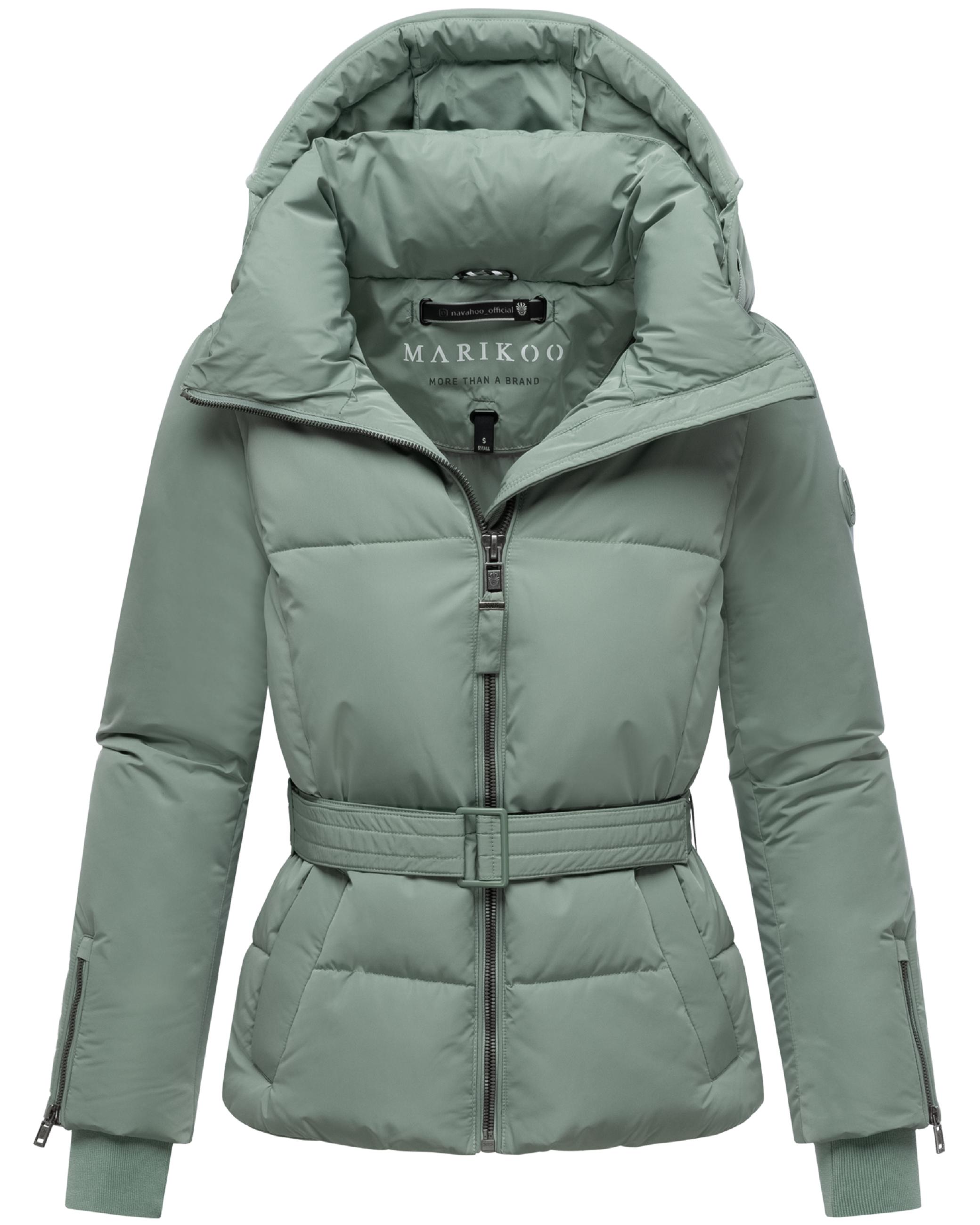 Winterjacke mit Taillengürtel "Aleyna 16" Smokey Mint