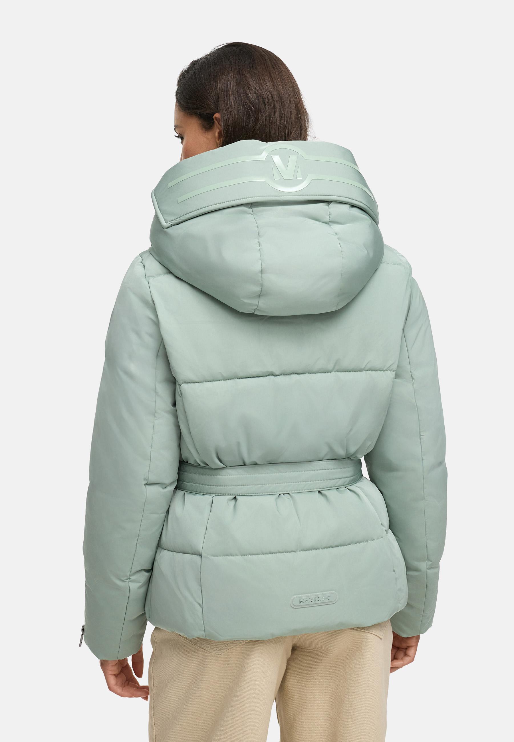 Winterjacke mit Taillengürtel "Aleyna 16" Smokey Mint