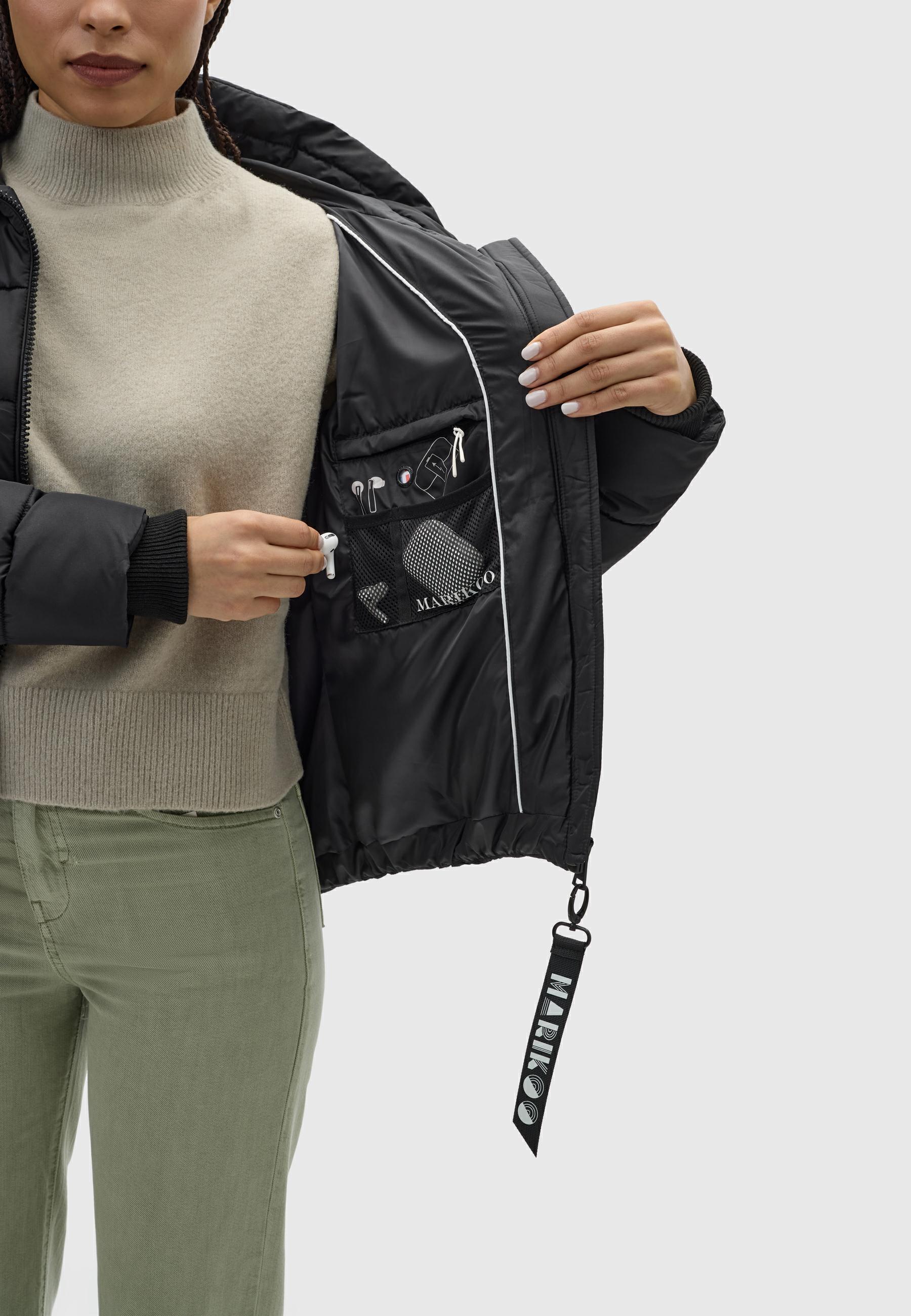 Winter Steppjacke mit Schlüsselanhänger "Amayaa-1" Black