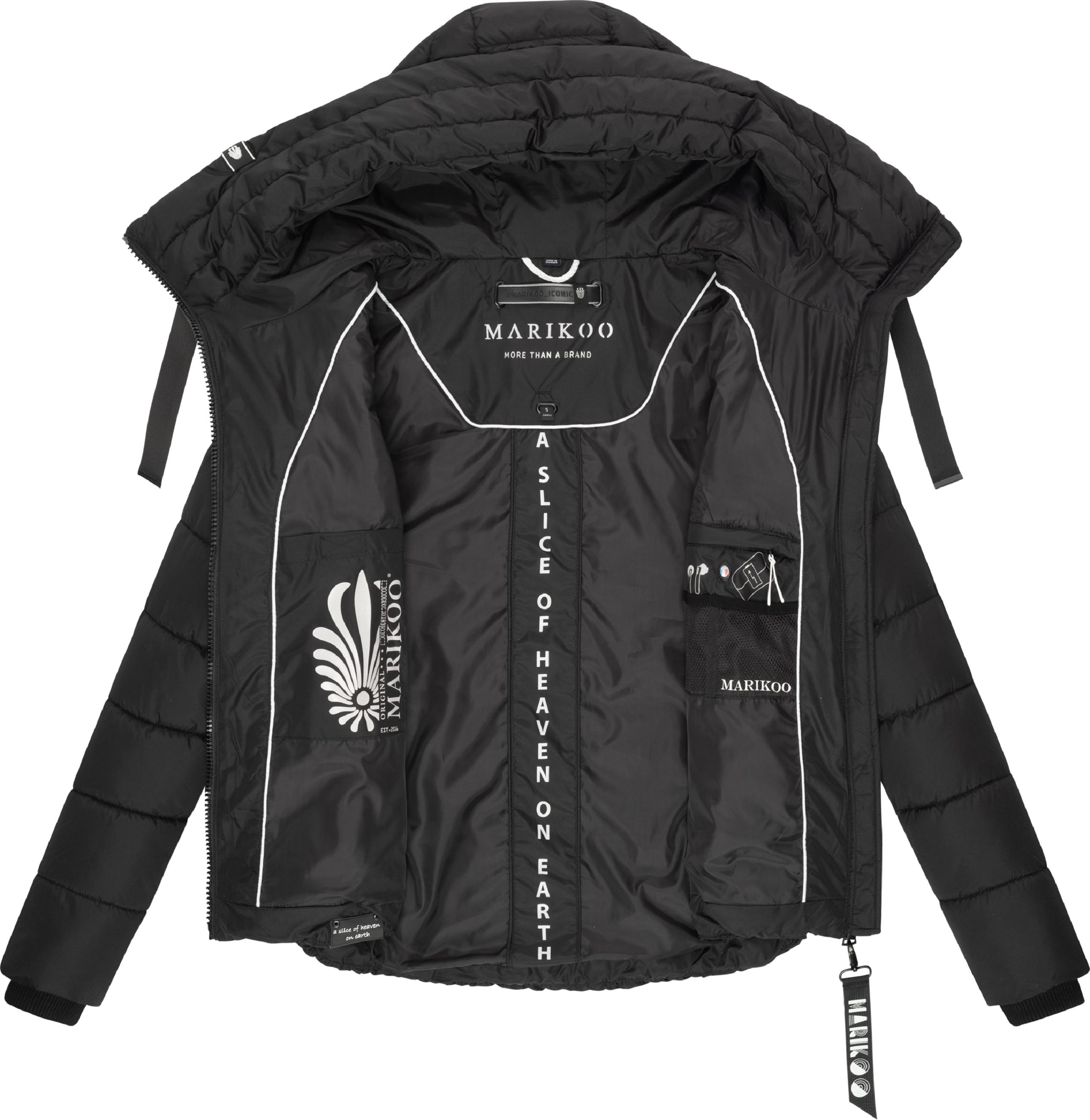 Winter Steppjacke mit Schlüsselanhänger "Amayaa-1" Black