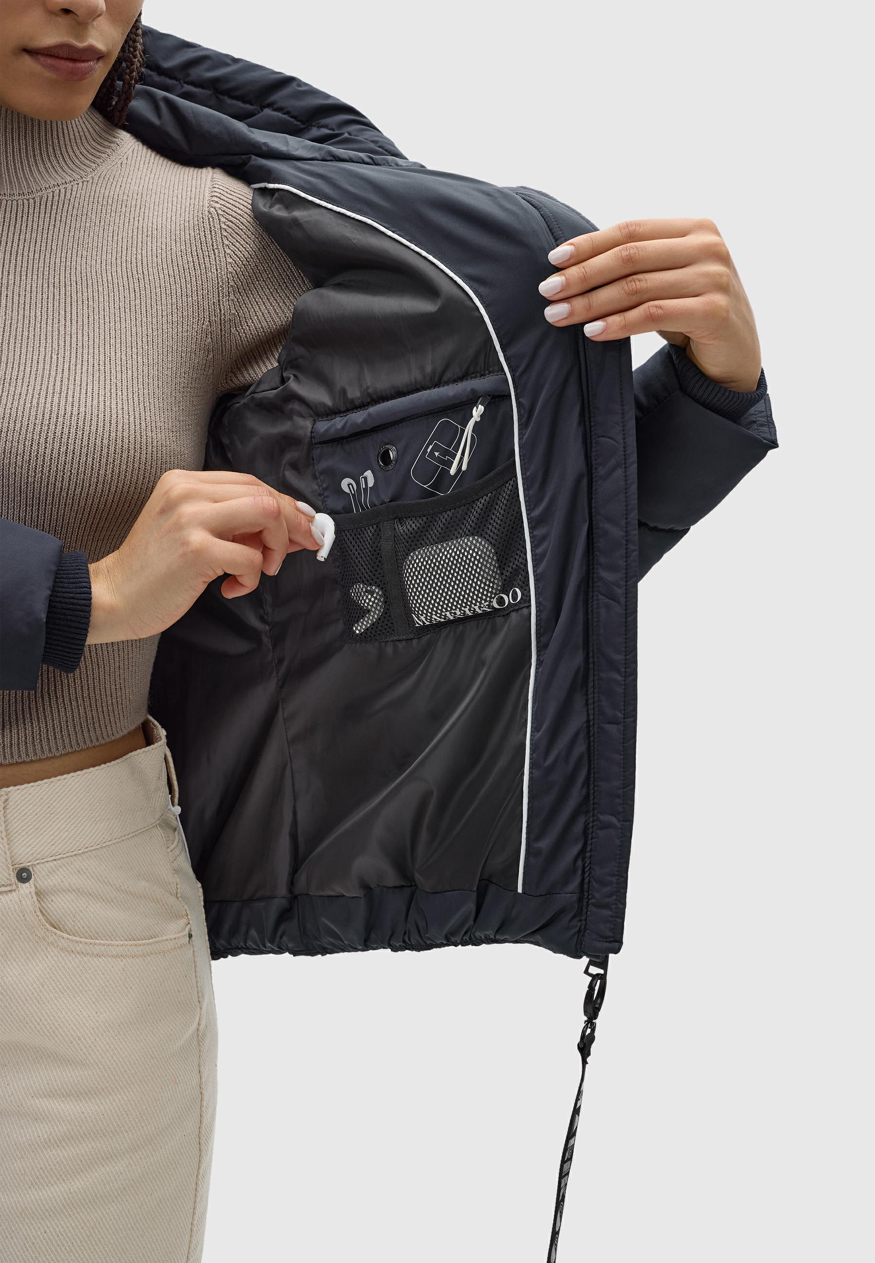 Winter Steppjacke mit Schlüsselanhänger "Amayaa-1" Navy