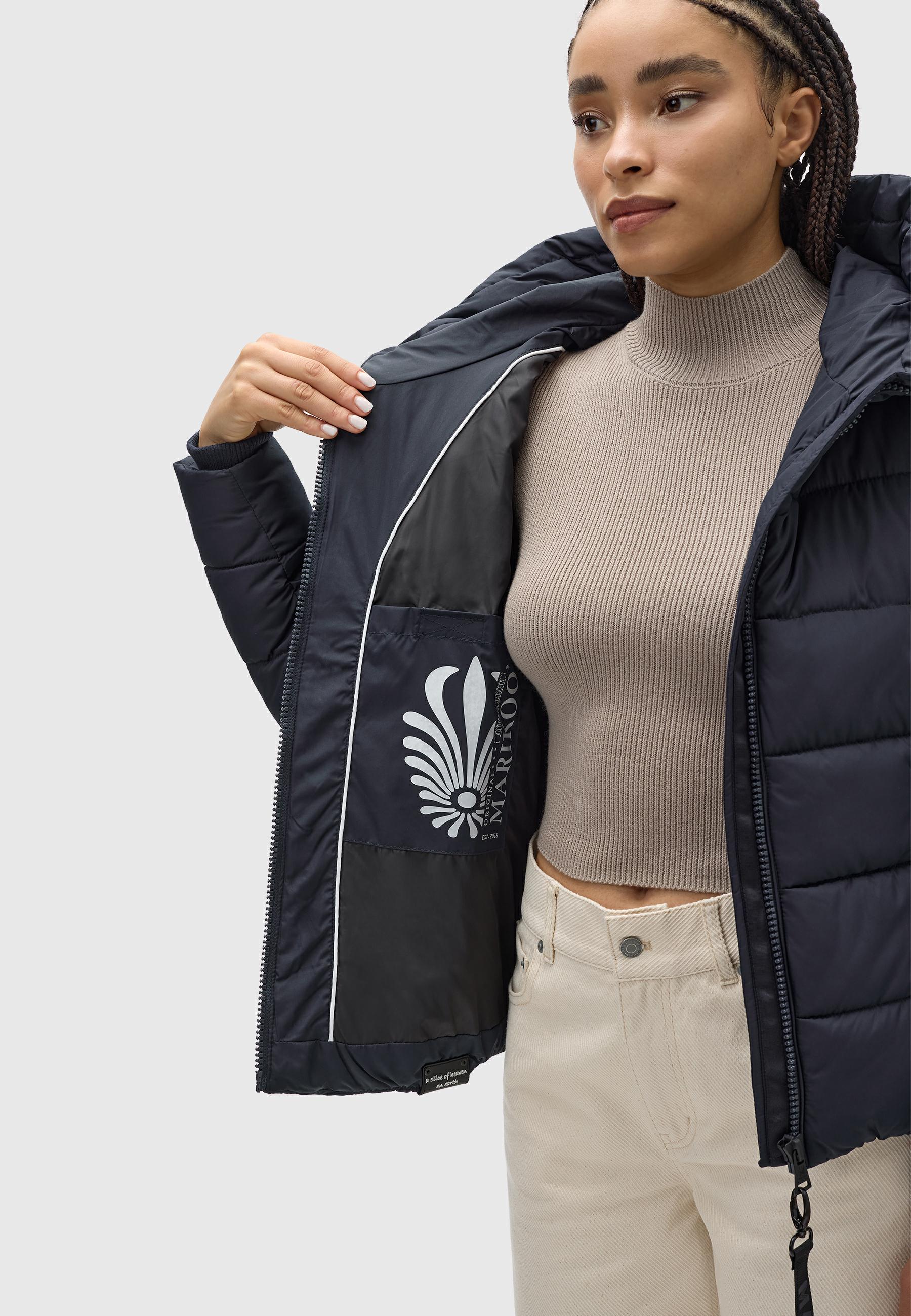 Winter Steppjacke mit Schlüsselanhänger "Amayaa-1" Navy