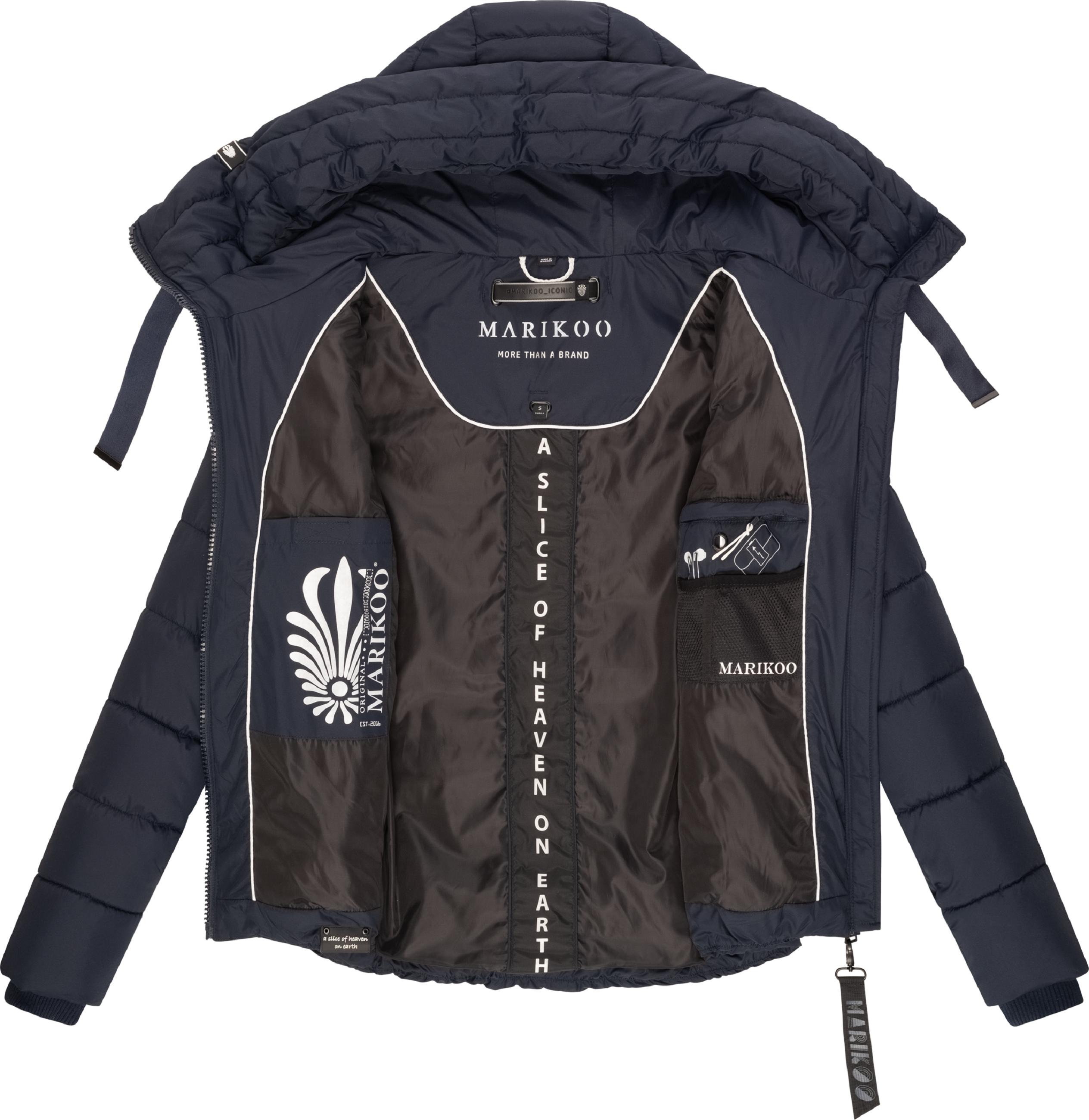 Winter Steppjacke mit Schlüsselanhänger "Amayaa-1" Navy