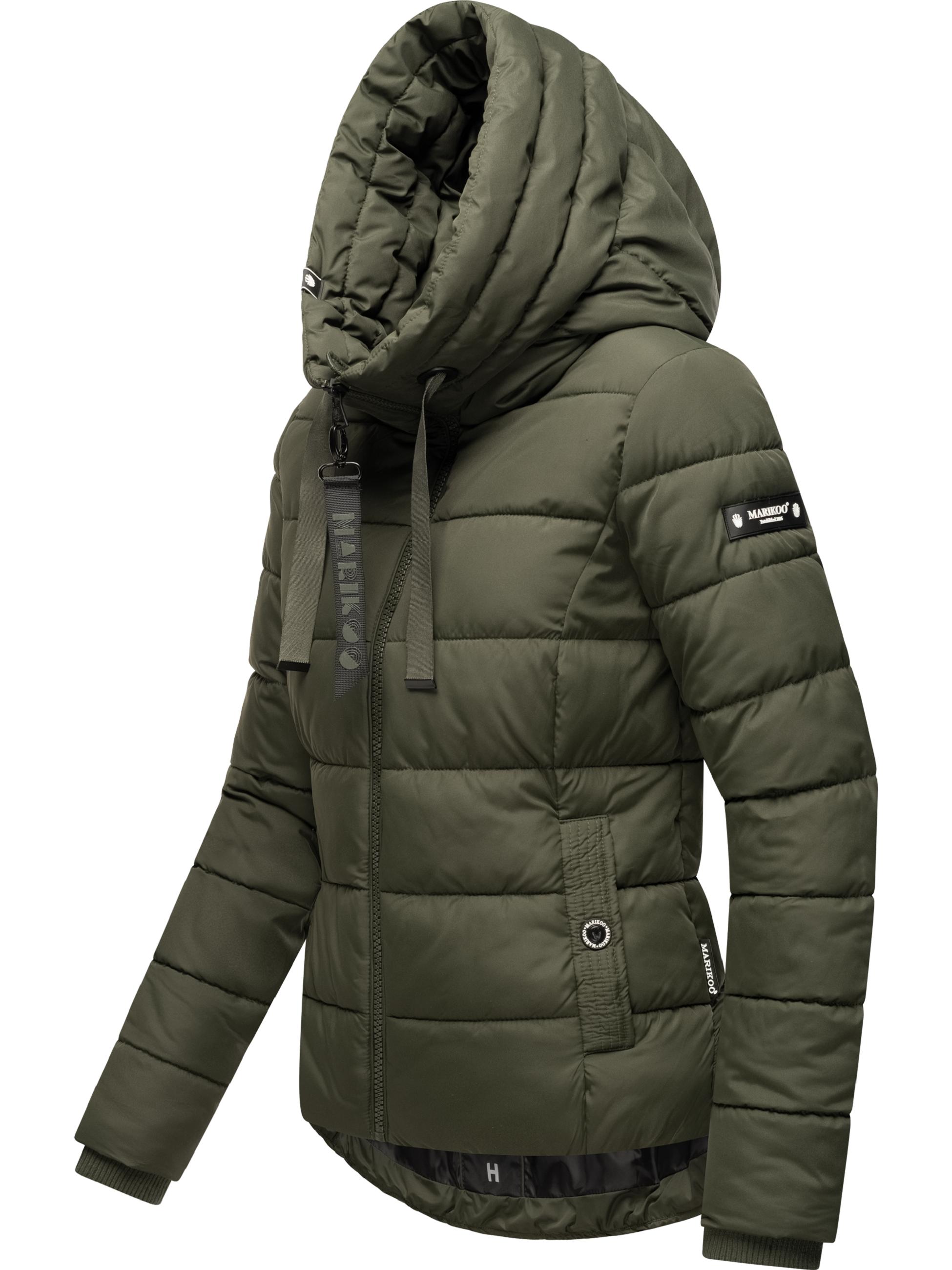Winter Steppjacke mit Schlüsselanhänger "Amayaa-1" Olive