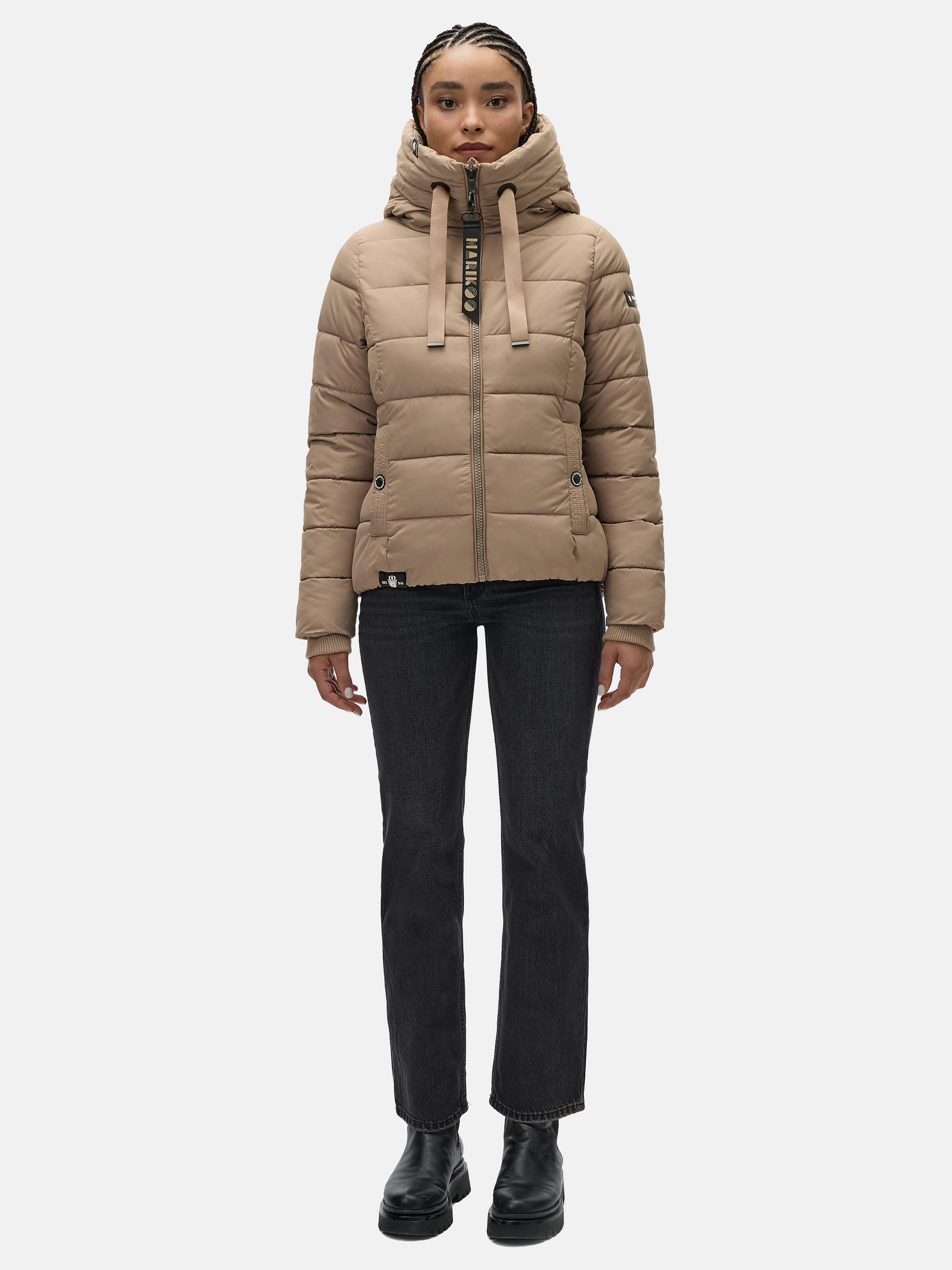 Winter Steppjacke mit Schlüsselanhänger "Amayaa-1" Taupe