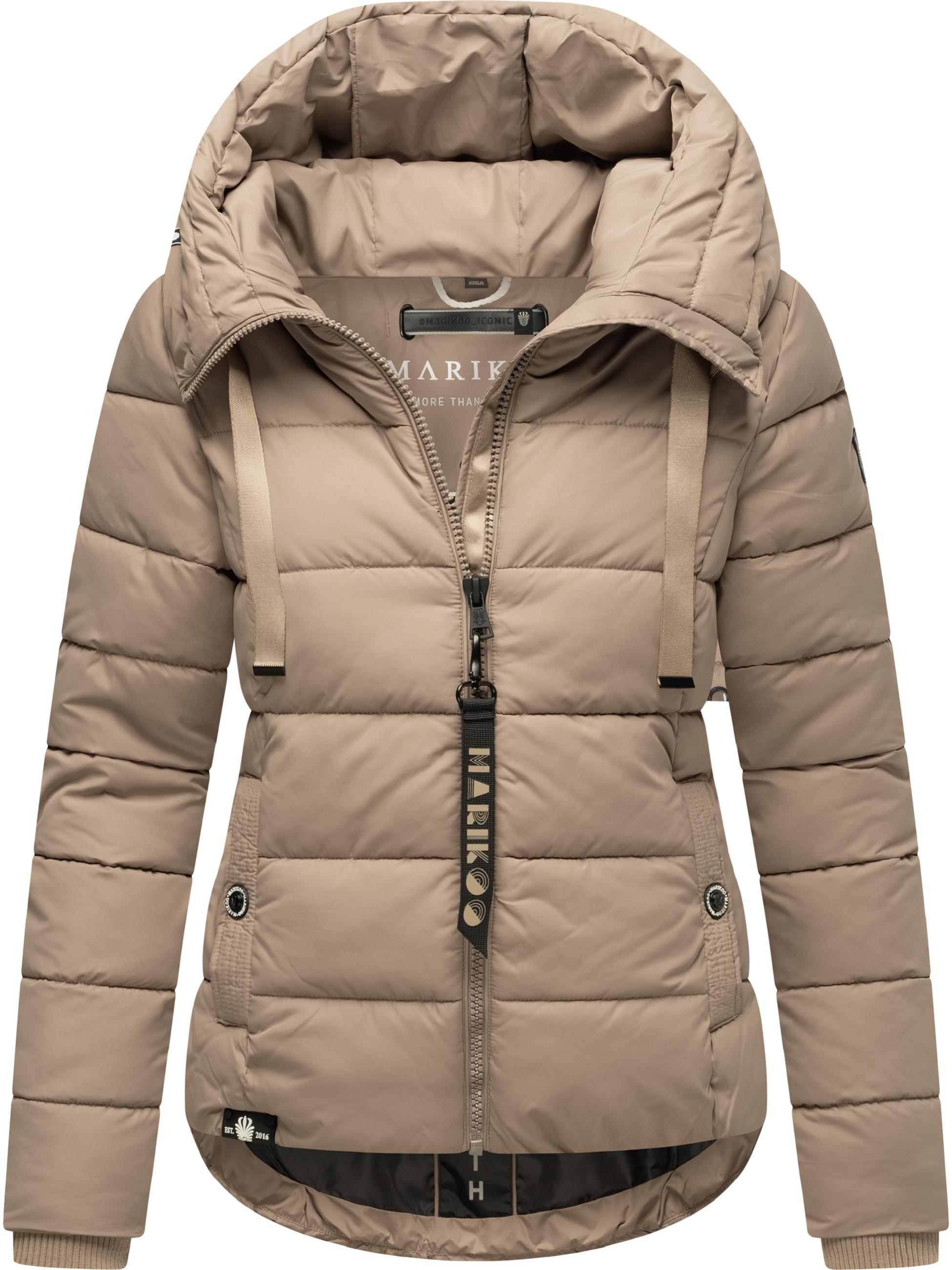 Winter Steppjacke mit Schlüsselanhänger "Amayaa-1" Taupe
