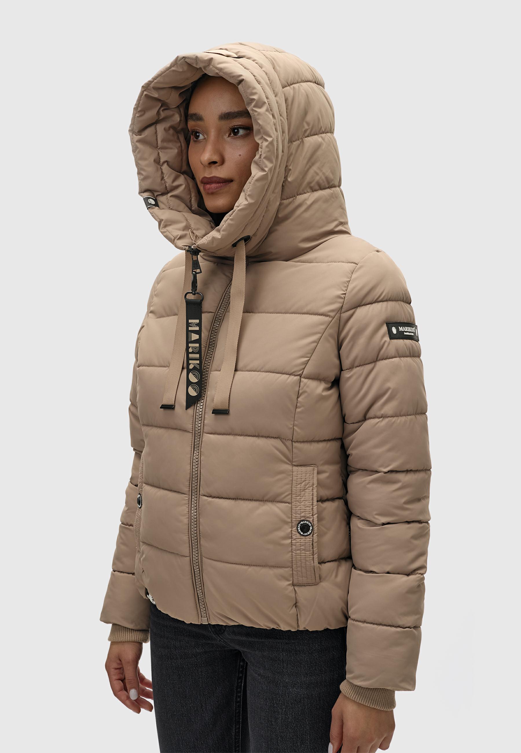 Winter Steppjacke mit Schlüsselanhänger "Amayaa-1" Taupe