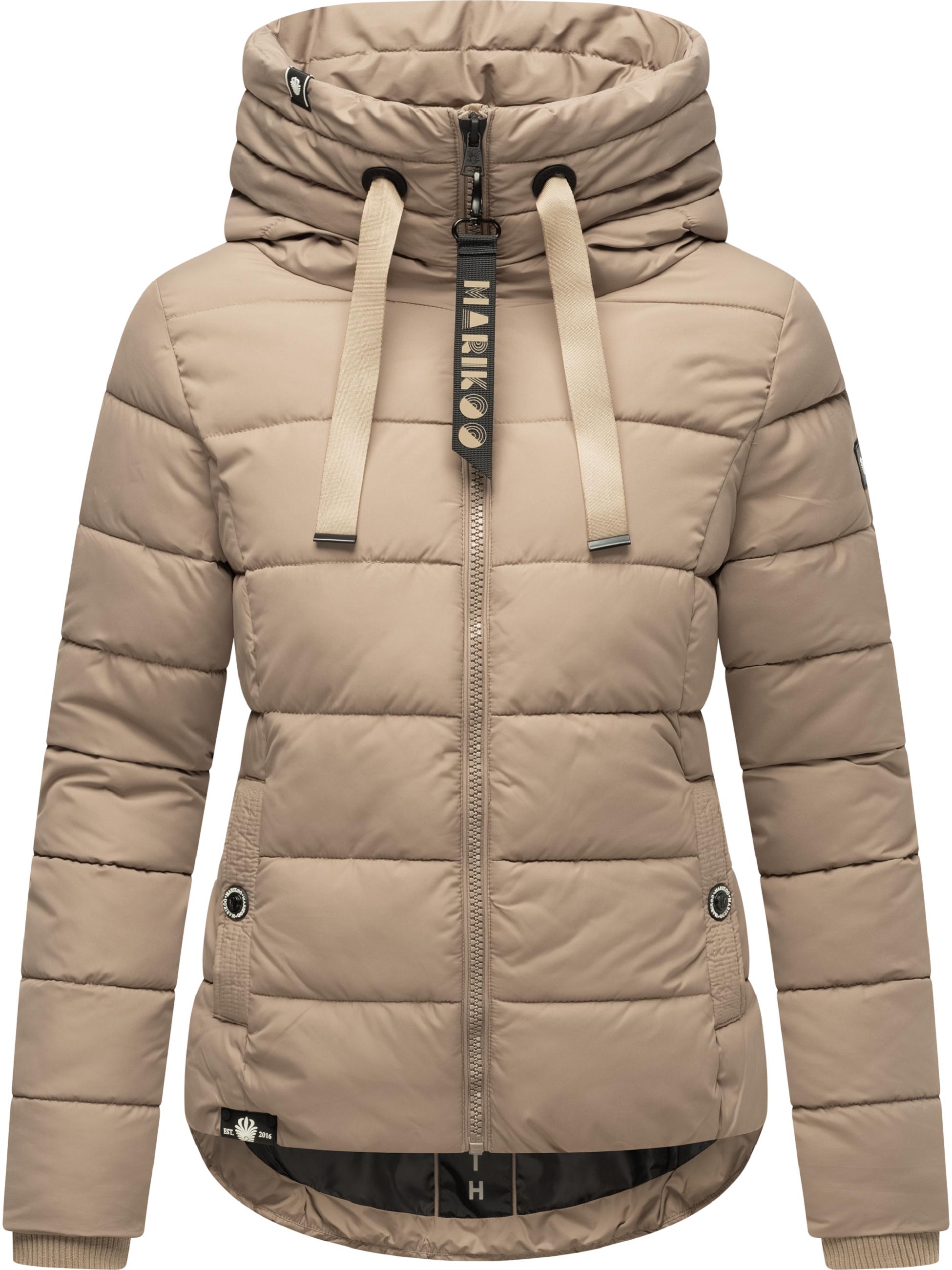 Winter Steppjacke mit Schlüsselanhänger "Amayaa-1" Taupe