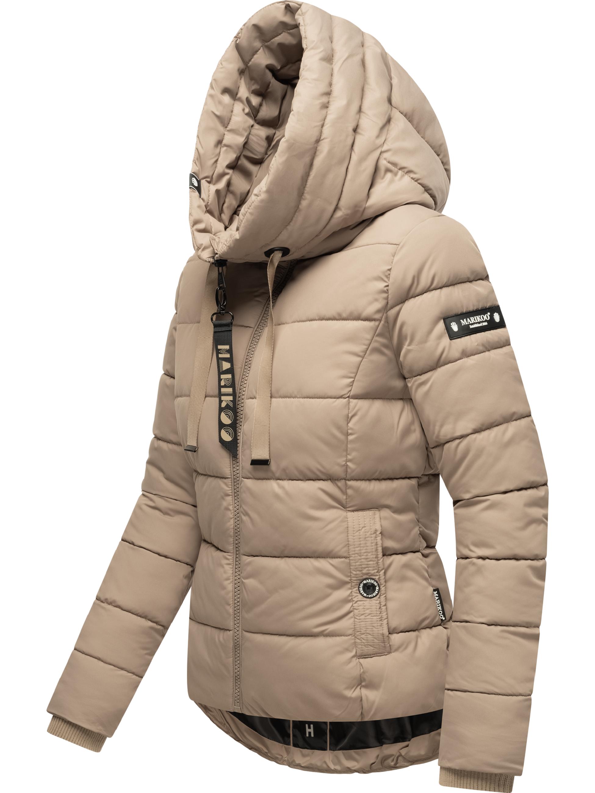 Winter Steppjacke mit Schlüsselanhänger "Amayaa-1" Taupe