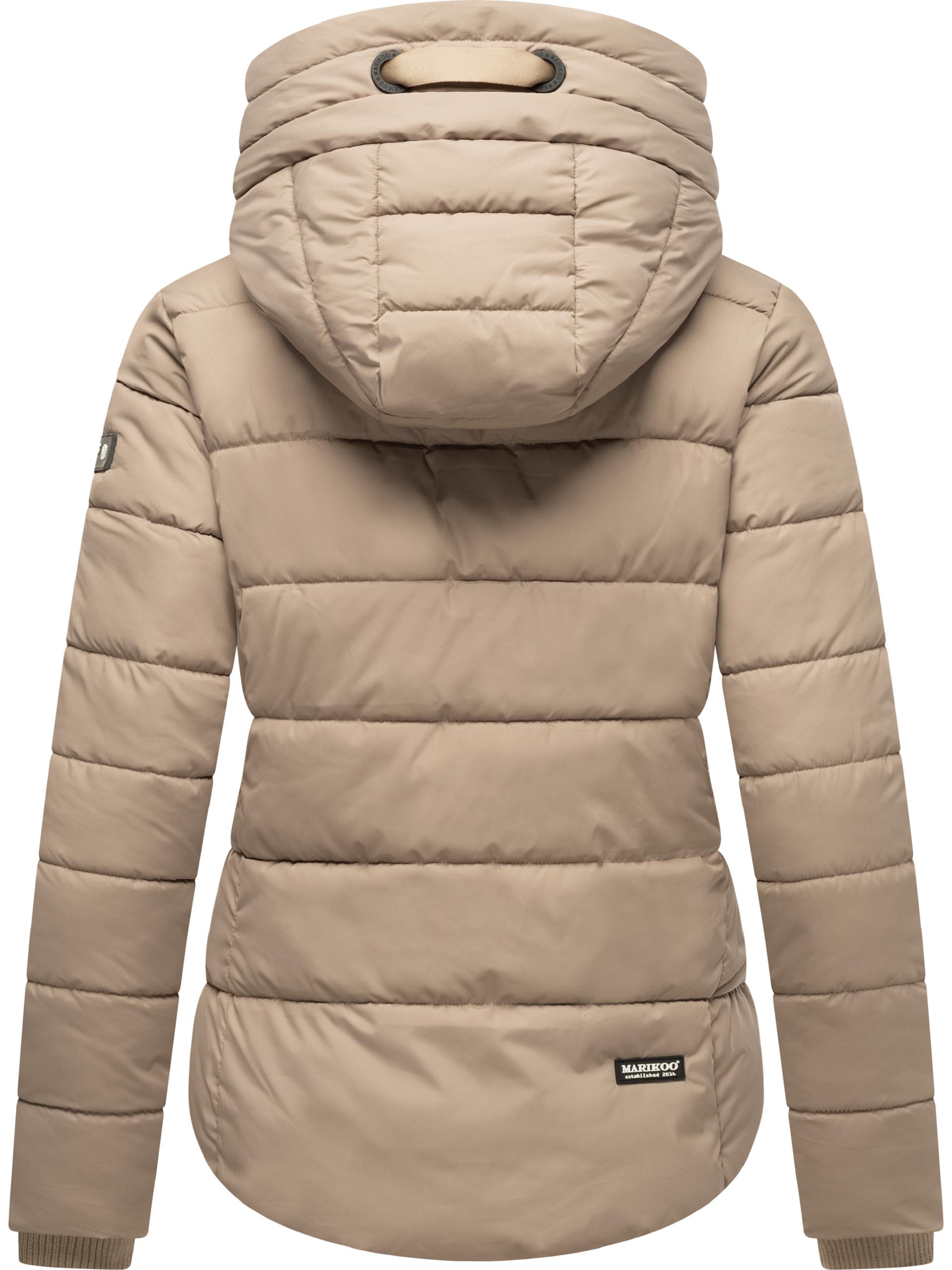 Winter Steppjacke mit Schlüsselanhänger "Amayaa-1" Taupe