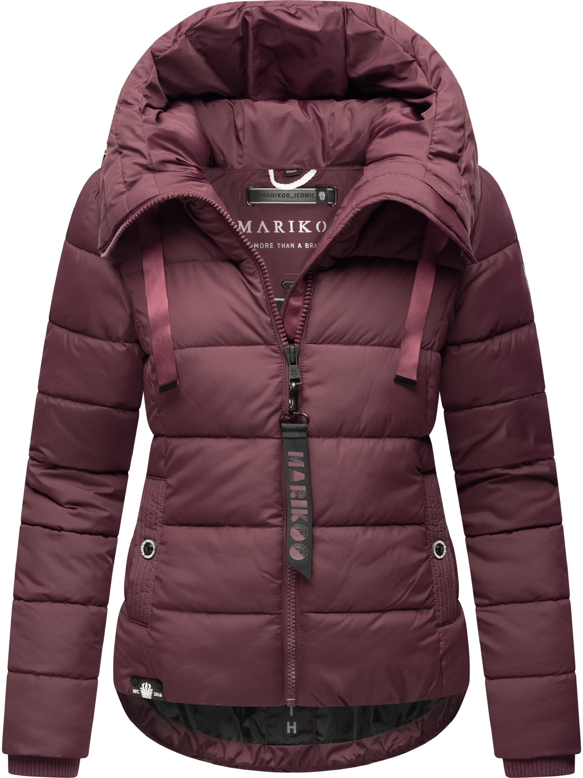 Winter Steppjacke mit Schlüsselanhänger "Amayaa-1" Wine