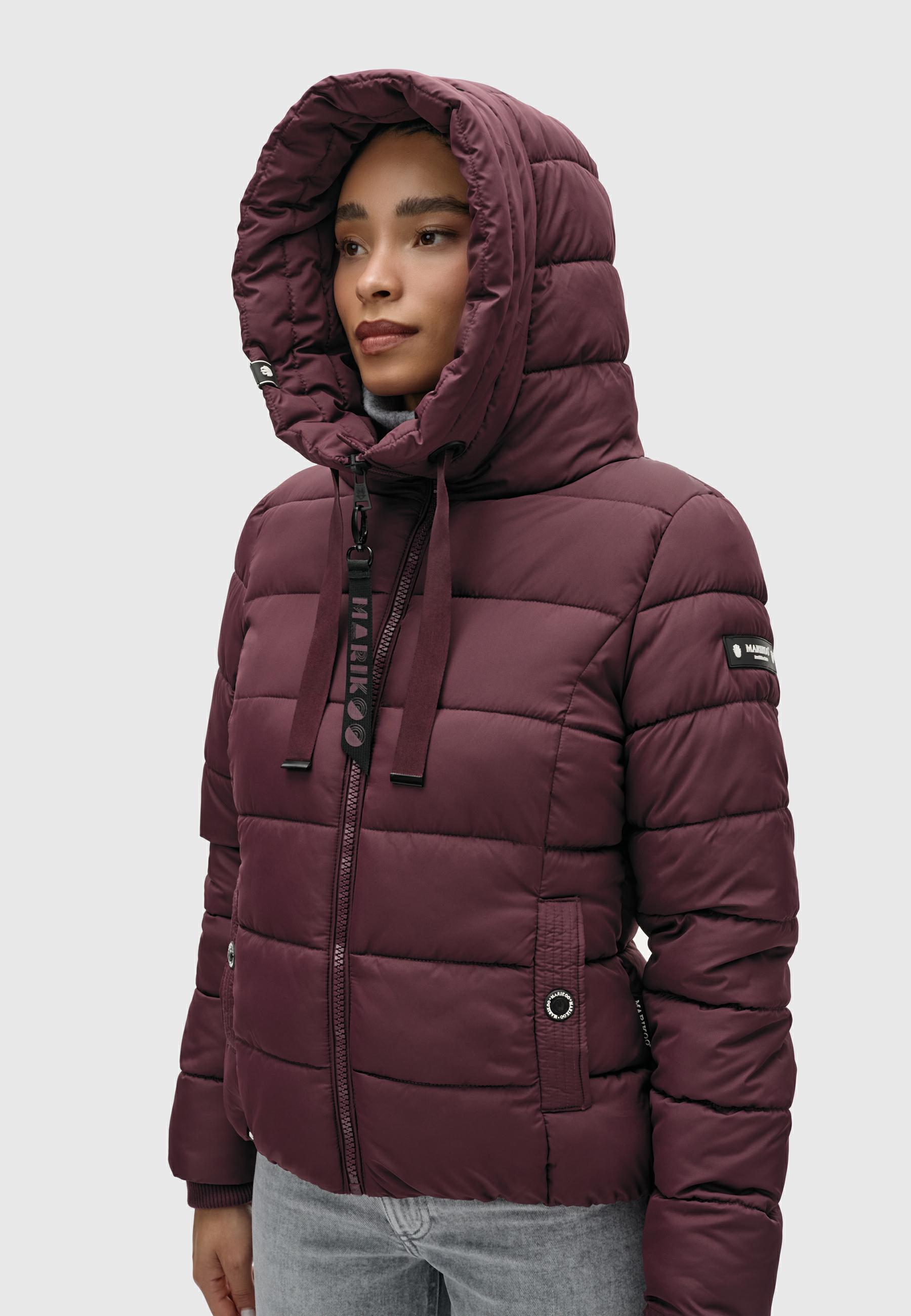Winter Steppjacke mit Schlüsselanhänger "Amayaa-1" Wine