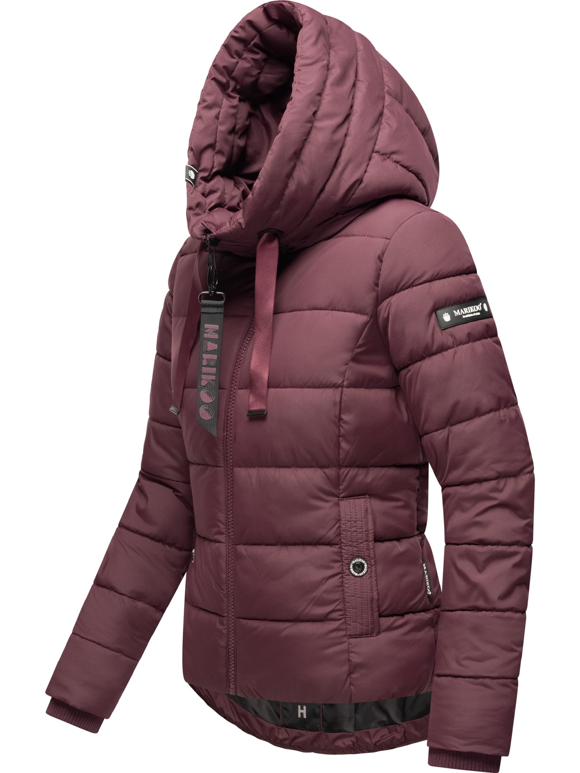 Winter Steppjacke mit Schlüsselanhänger "Amayaa-1" Wine