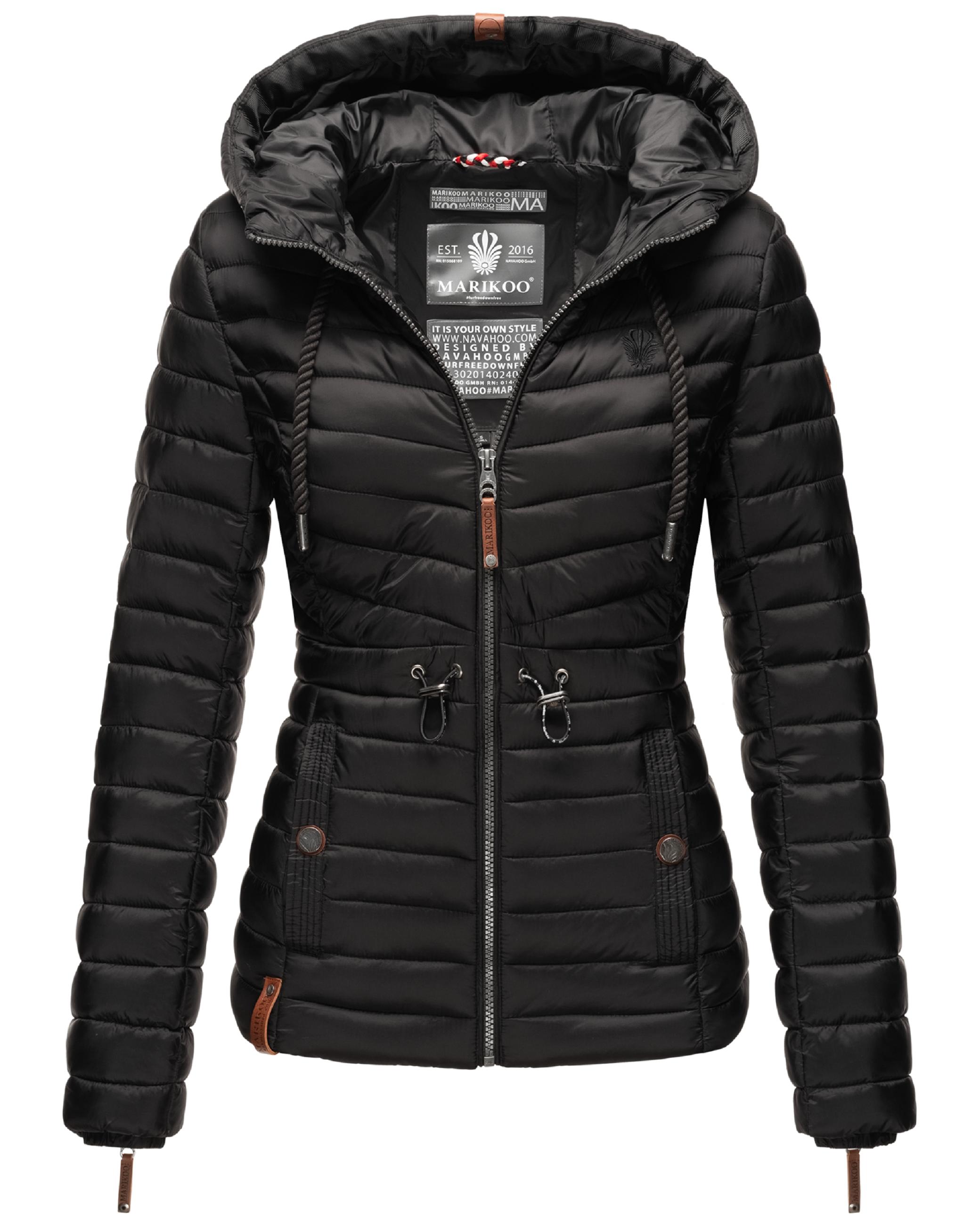 Leichte Steppjacke mit Kapuze "Aniyaa" Black