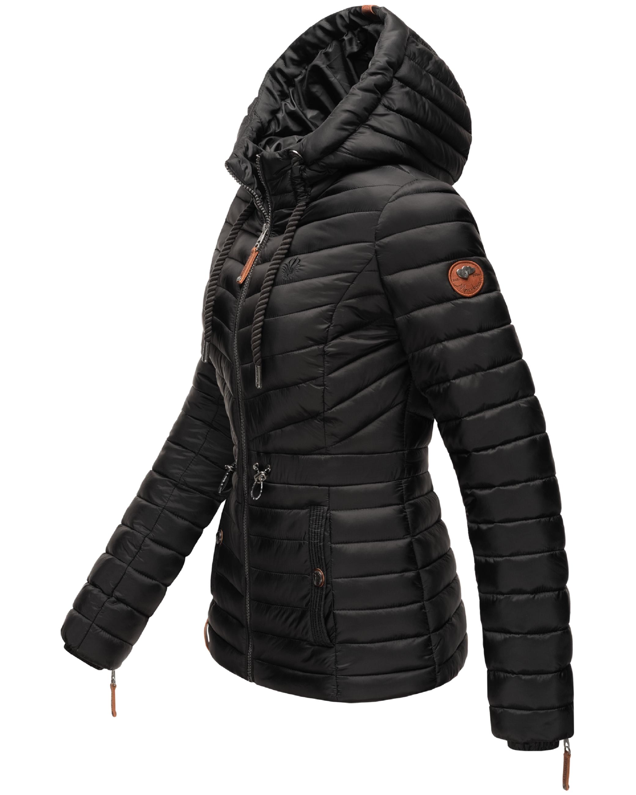 Leichte Steppjacke mit Kapuze "Aniyaa" Black