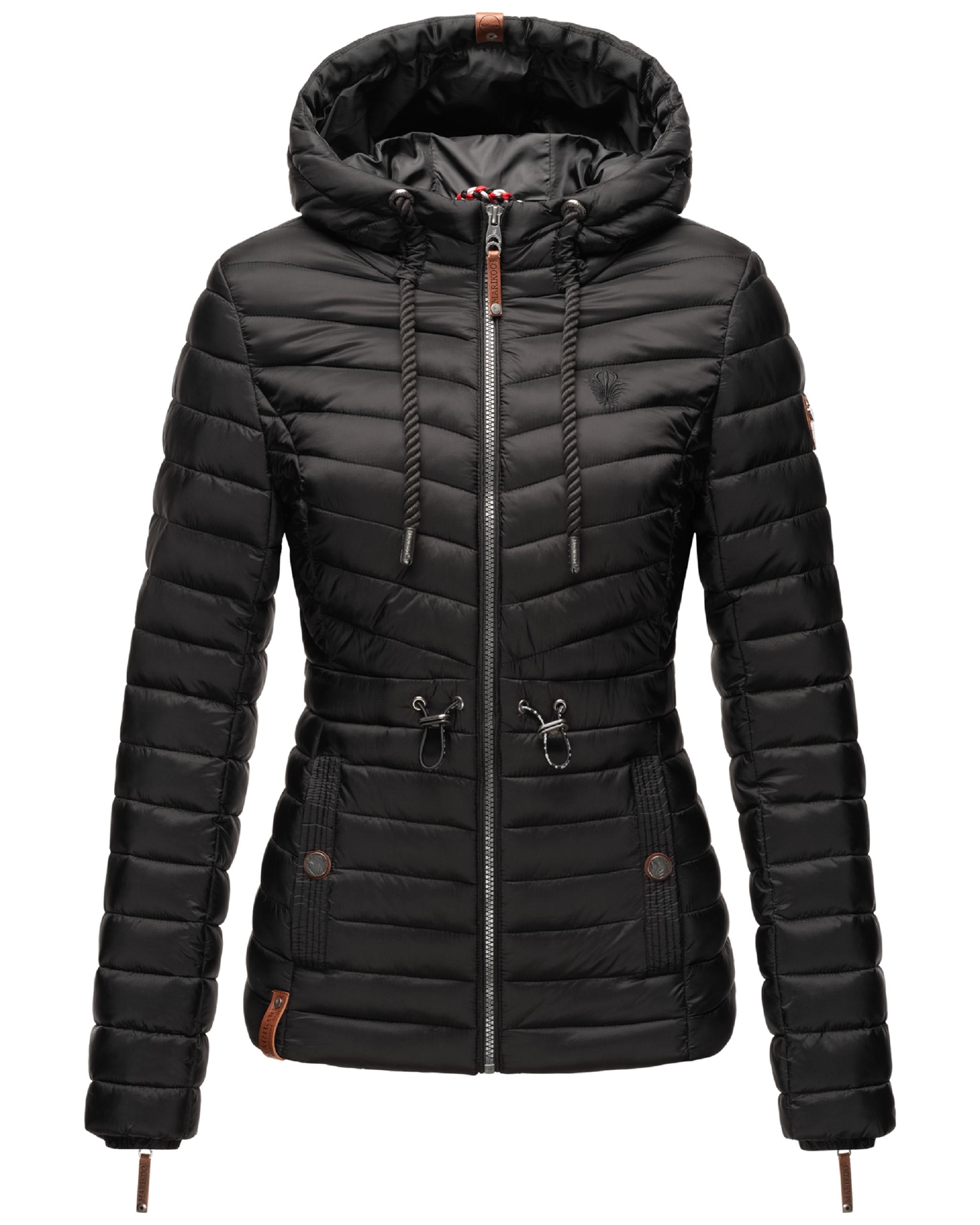 Leichte Steppjacke mit Kapuze "Aniyaa" Black